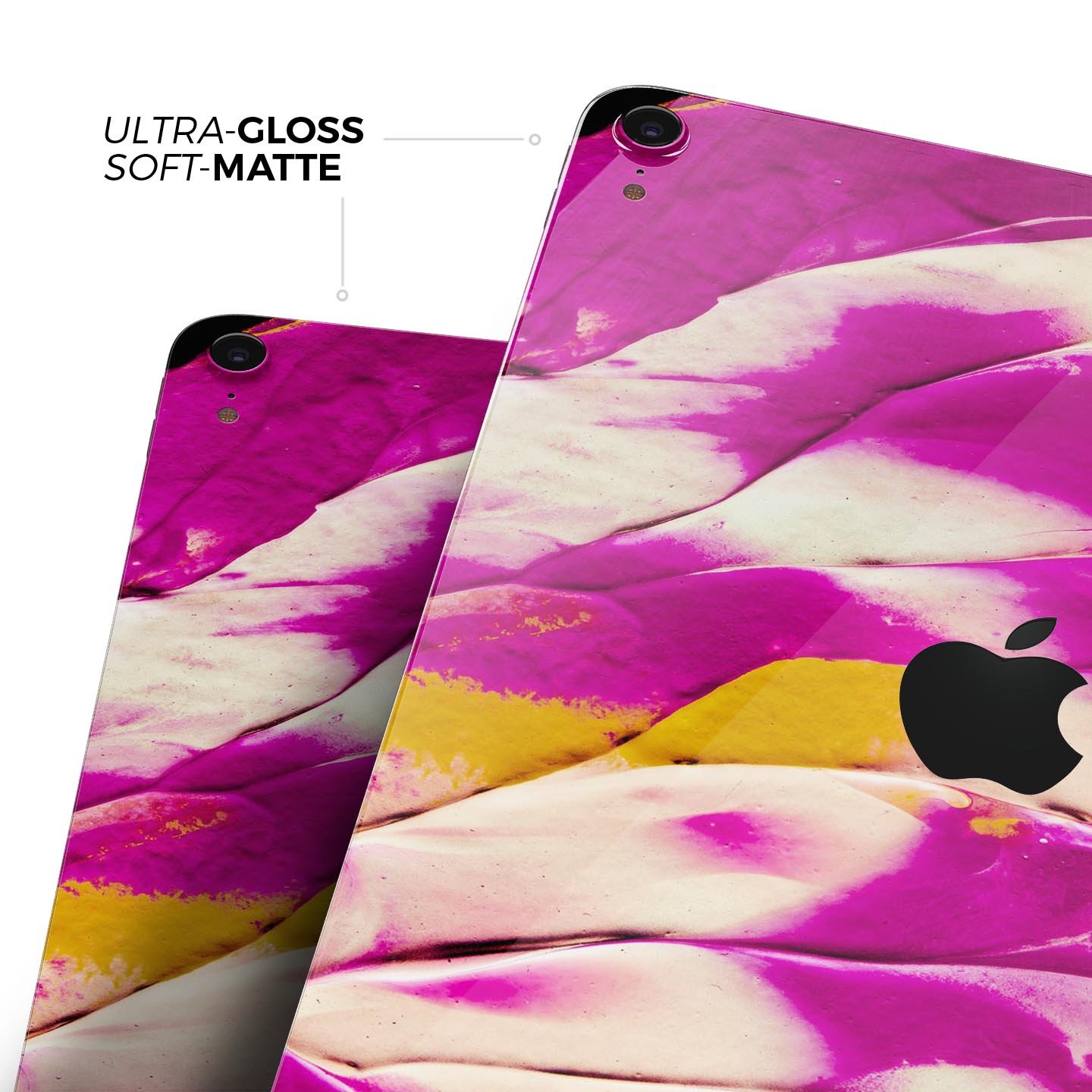 Liquid Abstract Paint V15 skin decal for Apple iPad, showcasing vibrant abstract design and premium 3M material.