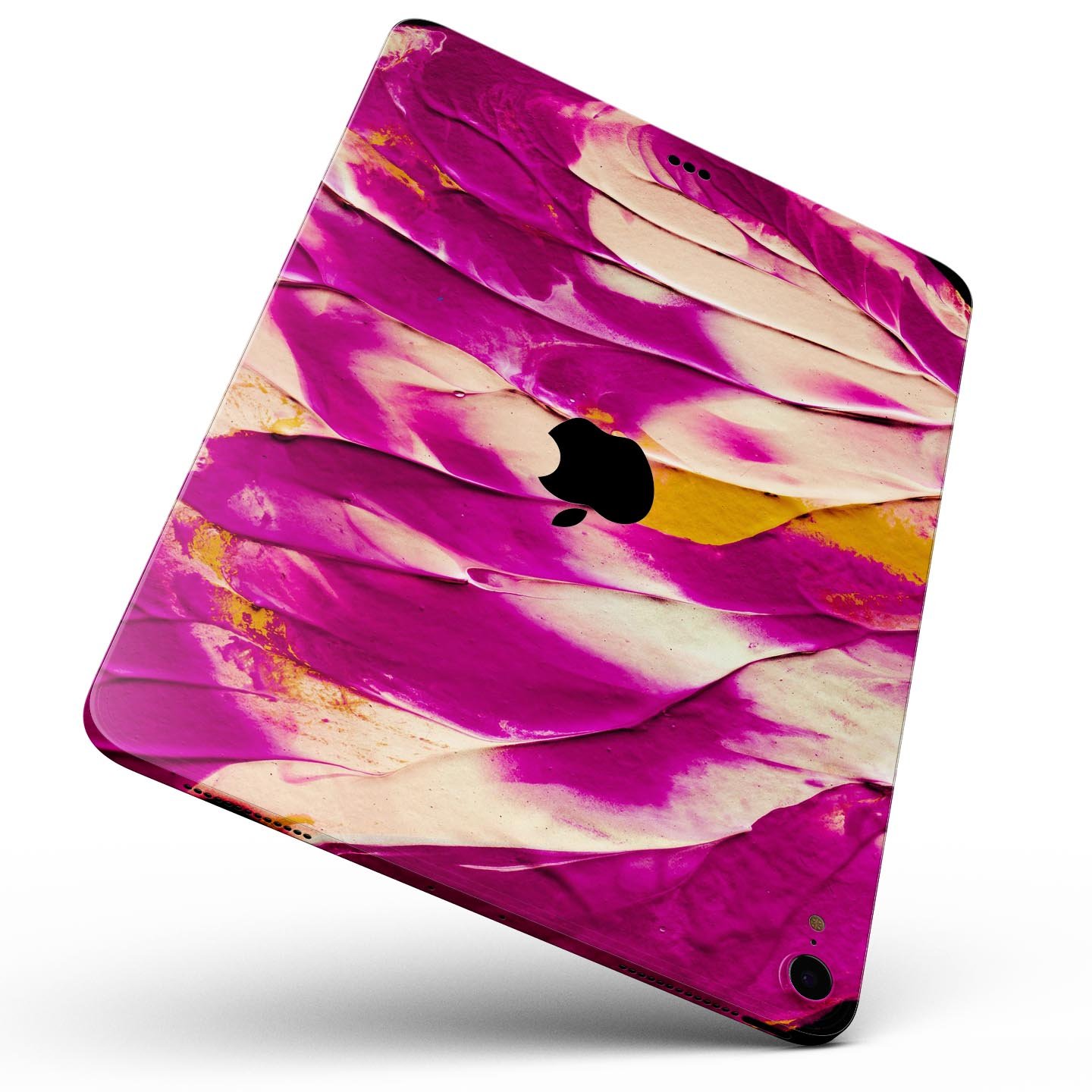 Liquid Abstract Paint V15 skin decal for Apple iPad, showcasing vibrant abstract design and premium 3M material.