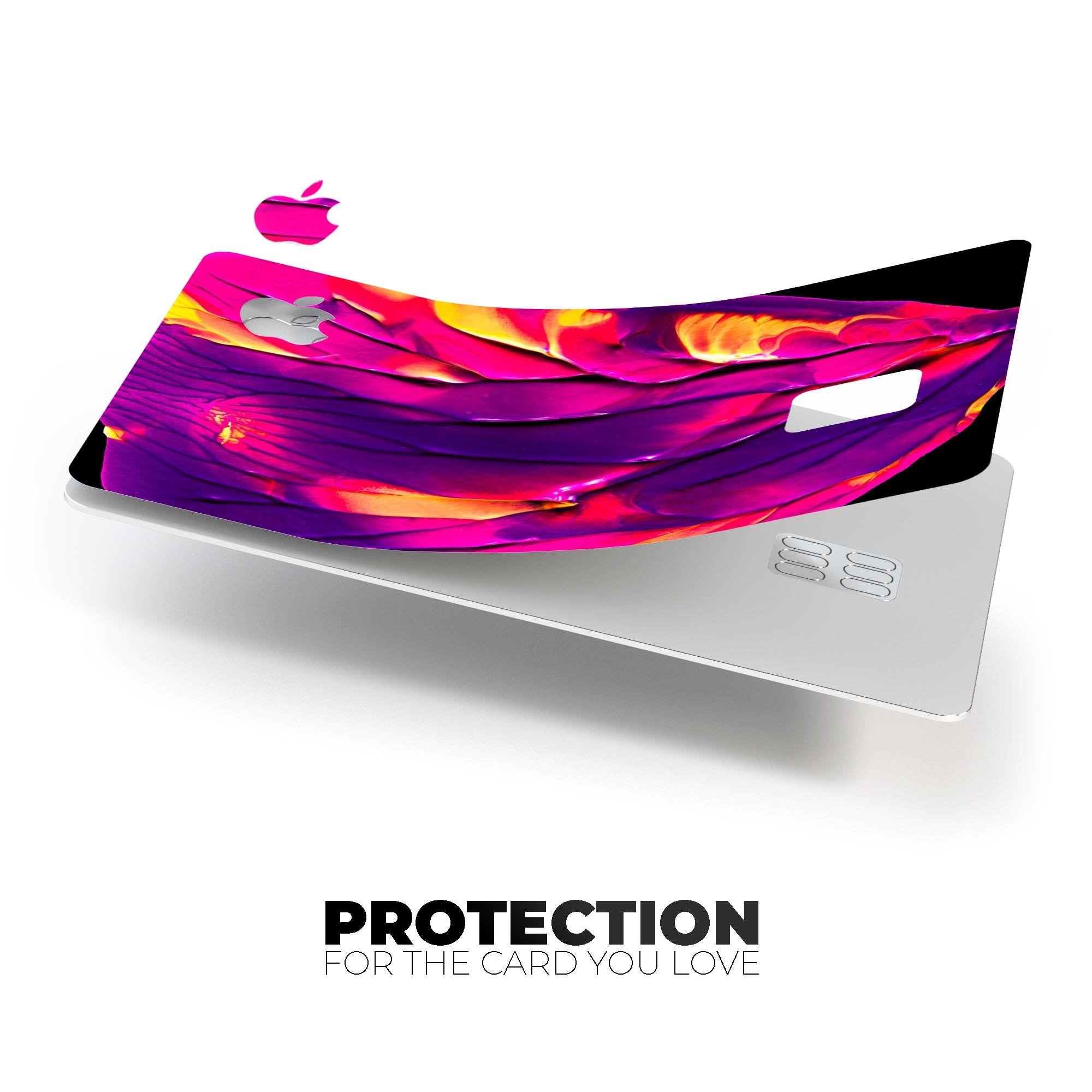 Liquid Abstract Paint V17 skin kit for Apple Card, showcasing premium vinyl design and finishes.