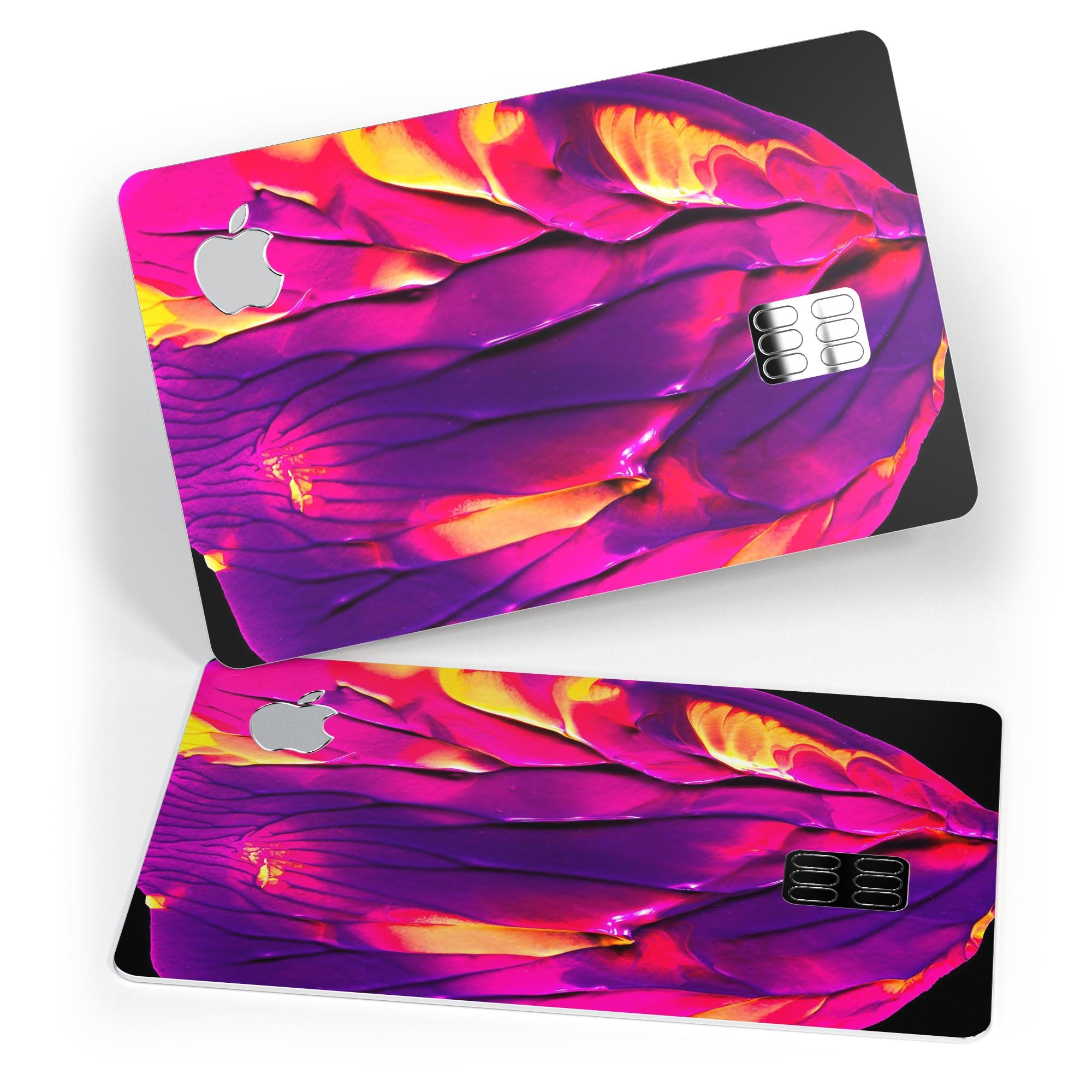 Liquid Abstract Paint V17 skin kit for Apple Card, showcasing premium vinyl design and finishes.