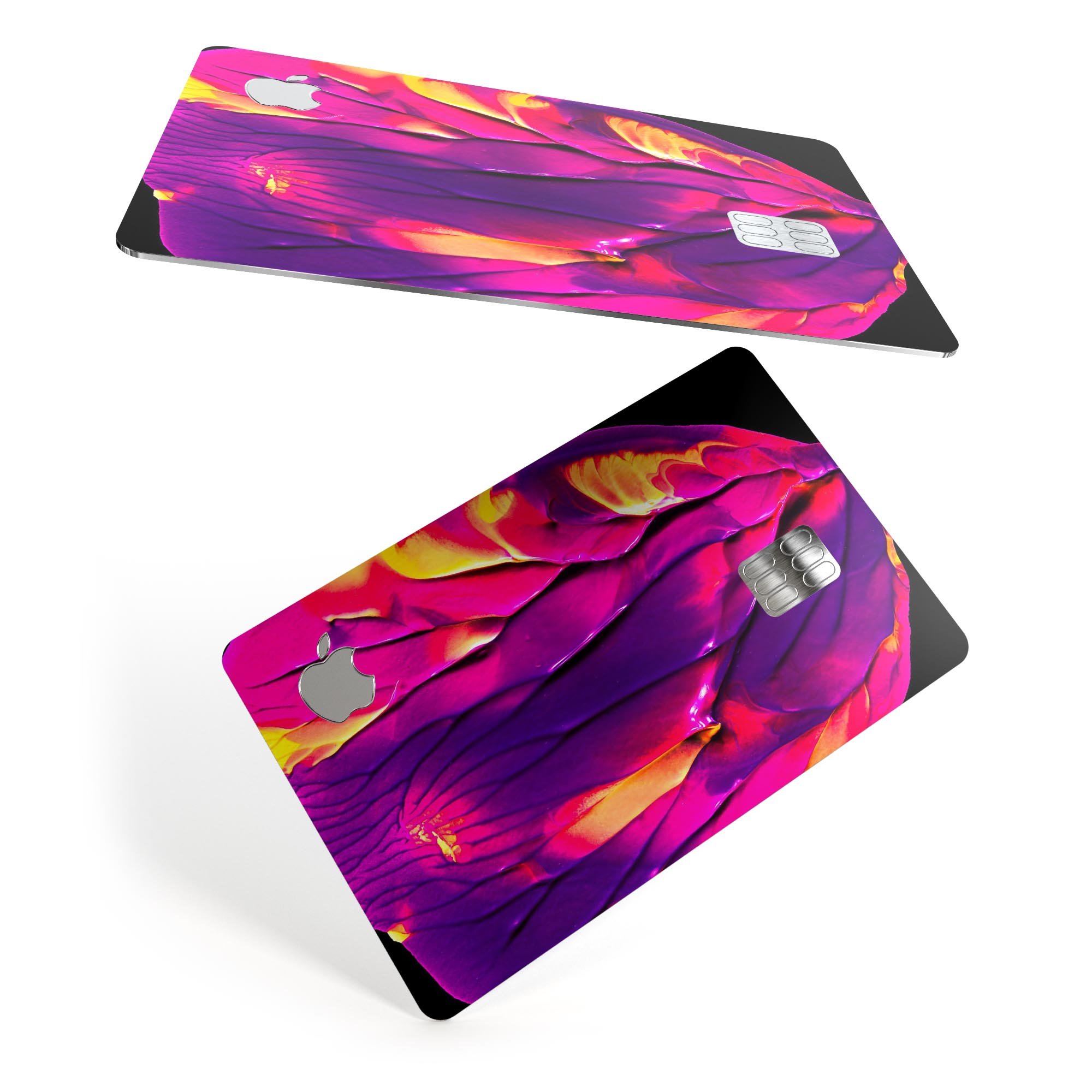 Liquid Abstract Paint V17 skin kit for Apple Card, showcasing premium vinyl design and finishes.