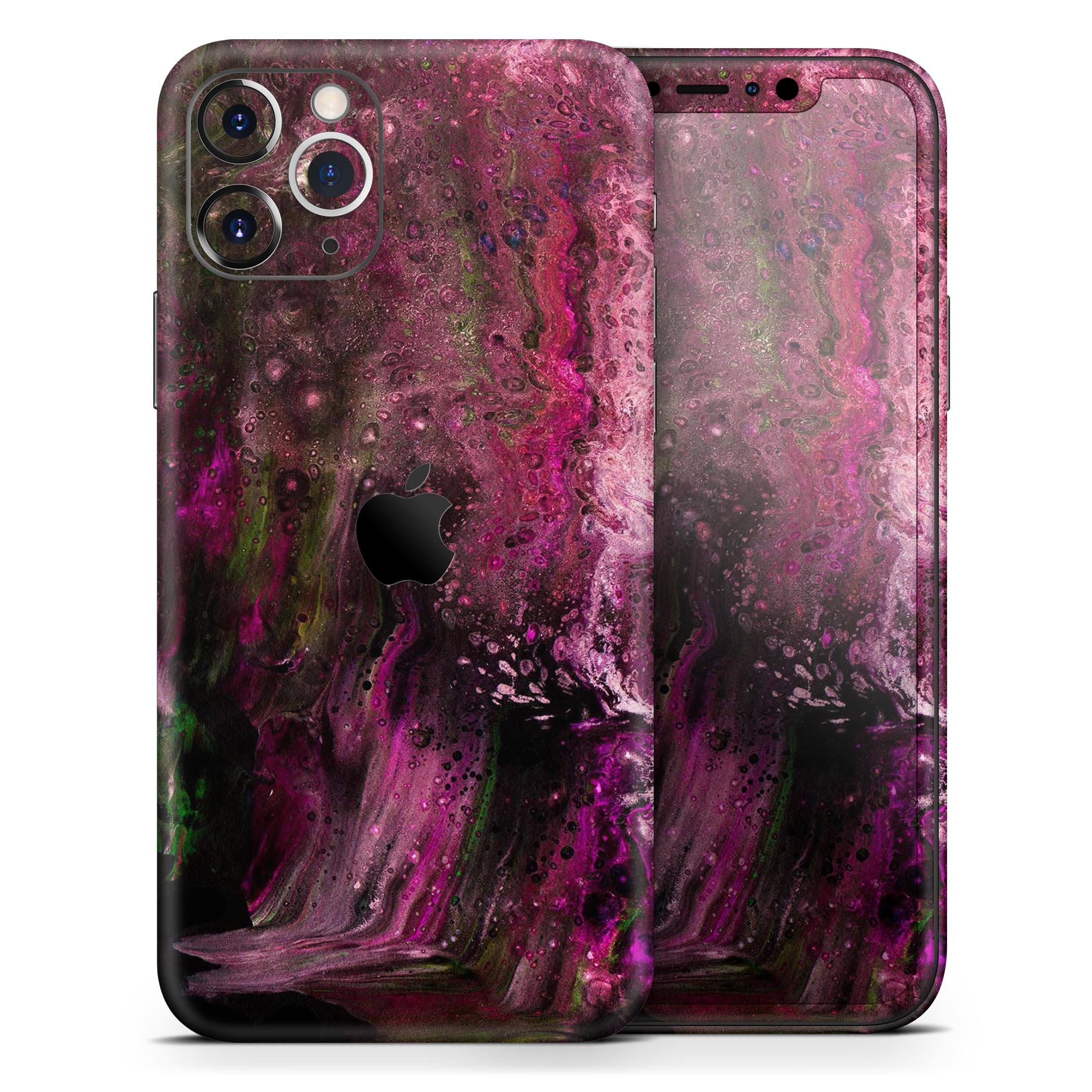 Liquid Abstract Paint V23 skin for Apple iPhone, showcasing vibrant colors and sleek design.