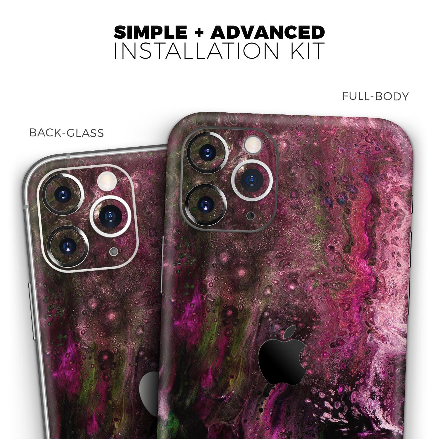 Liquid Abstract Paint V23 skin for Apple iPhone, showcasing vibrant colors and sleek design.