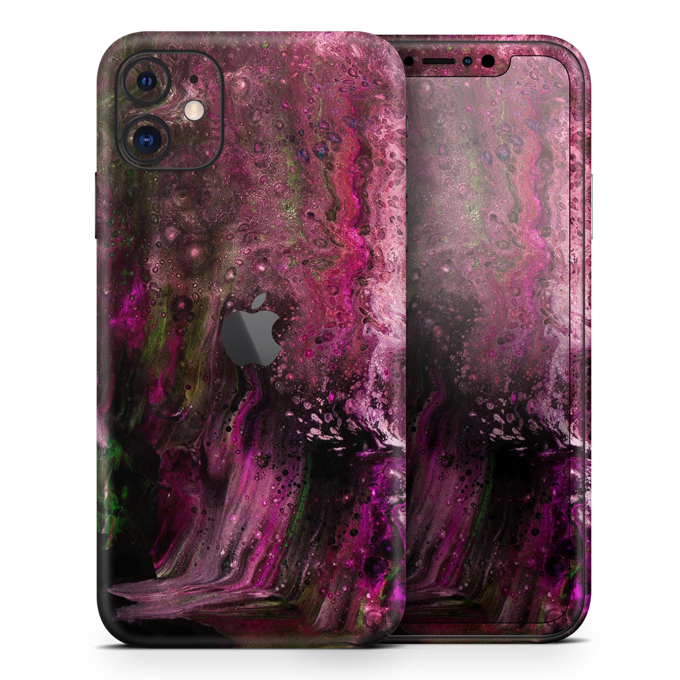 Liquid Abstract Paint V23 skin for Apple iPhone, showcasing vibrant colors and sleek design.