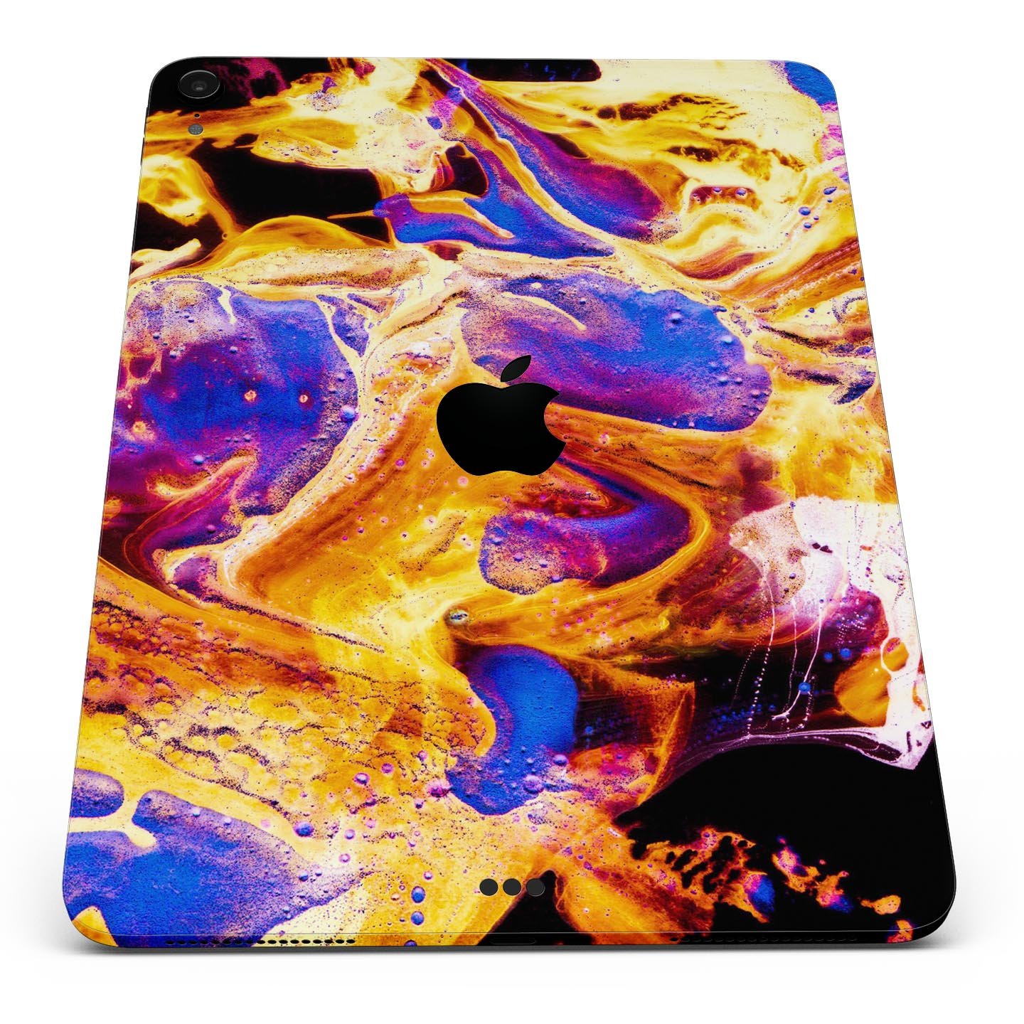 Liquid Abstract Paint V25 skin decal for Apple iPad, showcasing vibrant abstract design and premium 3M material.