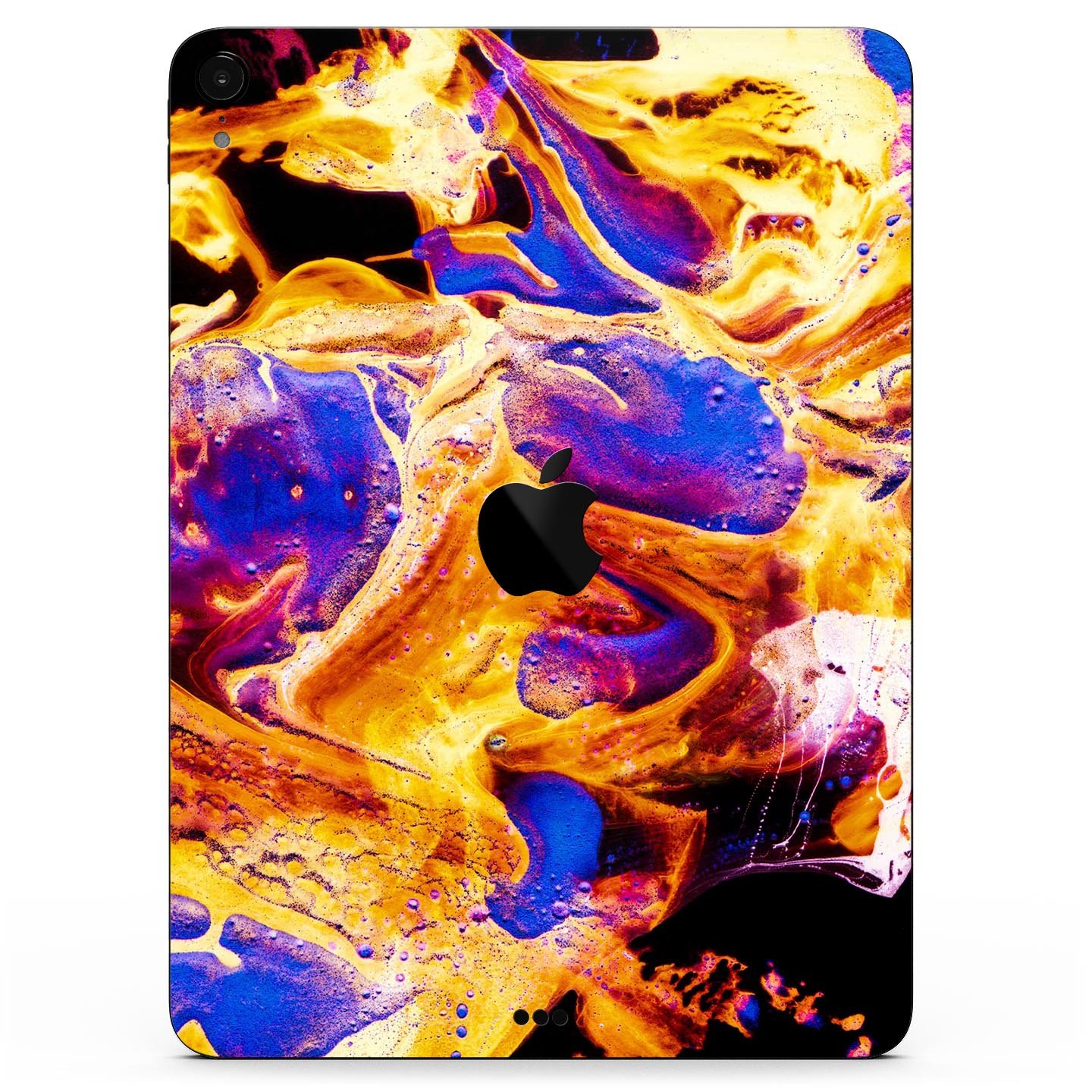 Liquid Abstract Paint V25 skin decal for Apple iPad, showcasing vibrant abstract design and premium 3M material.