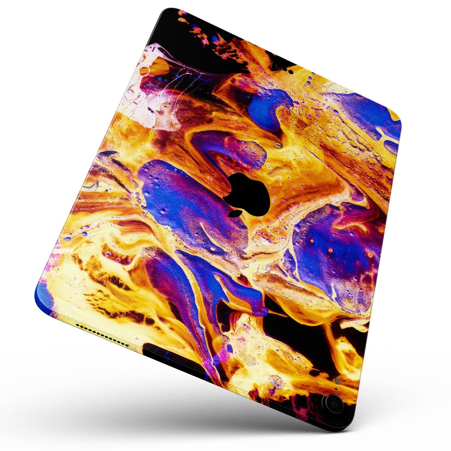 Liquid Abstract Paint V25 skin decal for Apple iPad, showcasing vibrant abstract design and premium 3M material.