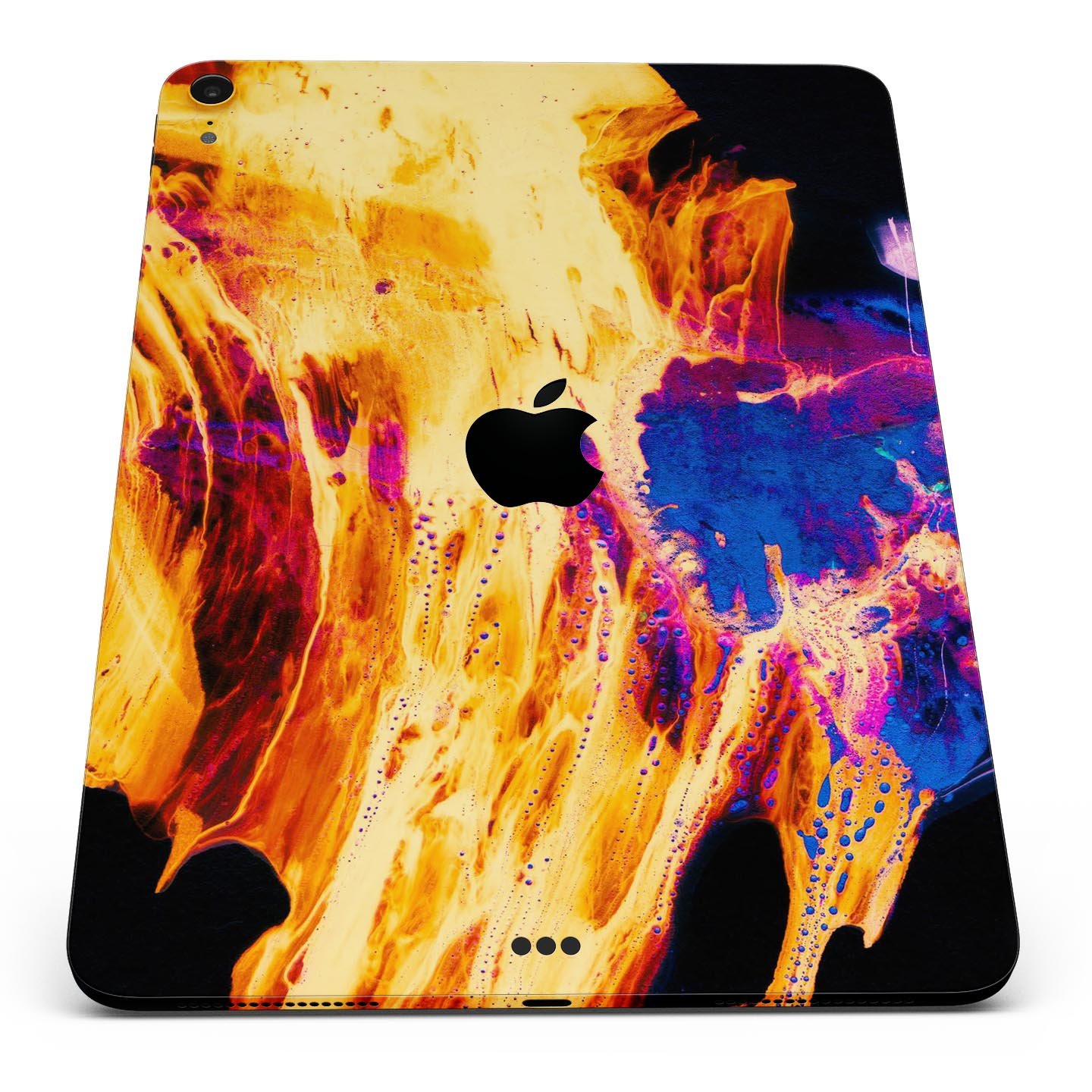 Liquid Abstract Paint V26 skin decal for Apple iPad, showcasing vibrant abstract design and premium 3M material.