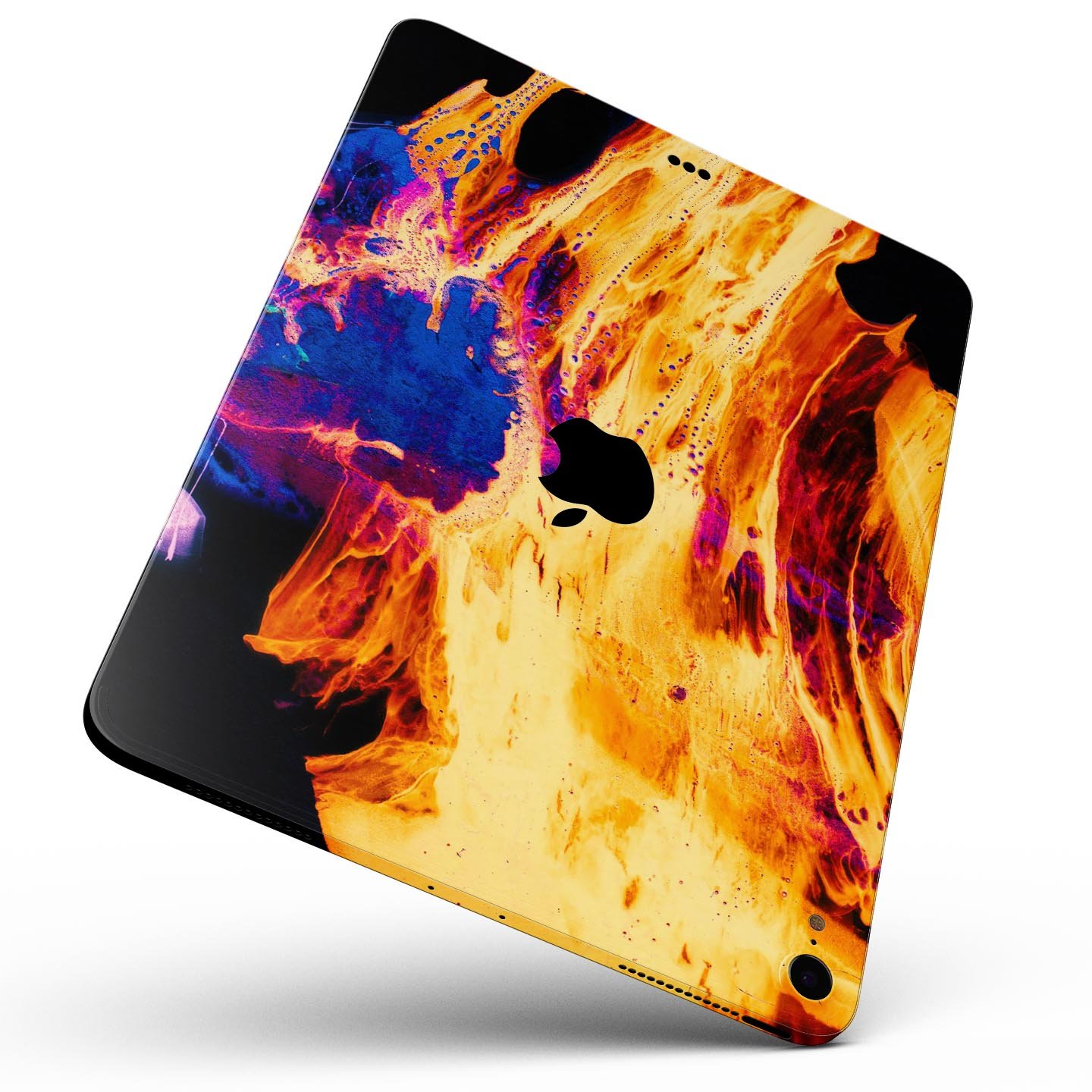 Liquid Abstract Paint V26 skin decal for Apple iPad, showcasing vibrant abstract design and premium 3M material.