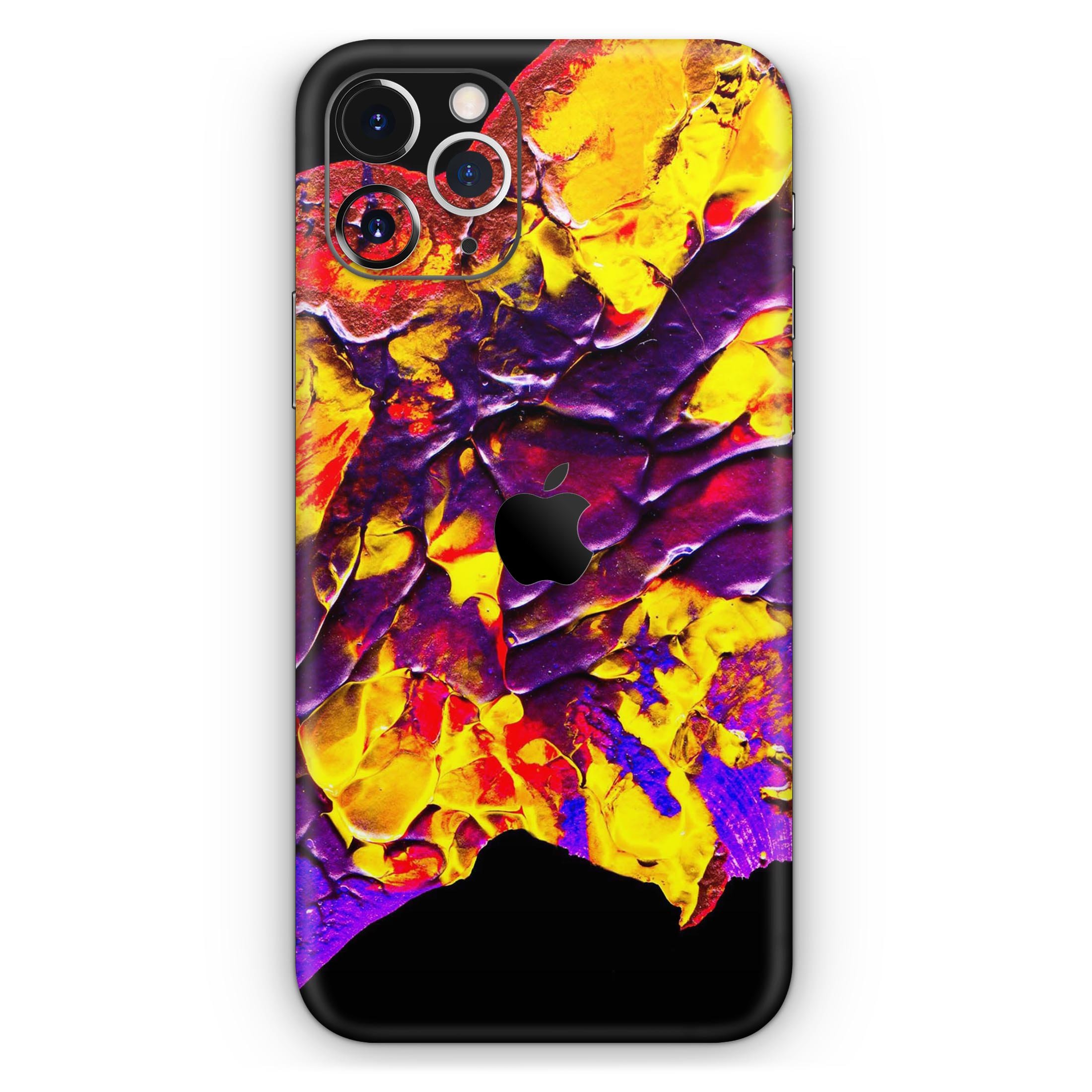 Liquid Abstract Paint V32 skin for Apple iPhone, showcasing vibrant colors and a sleek design.