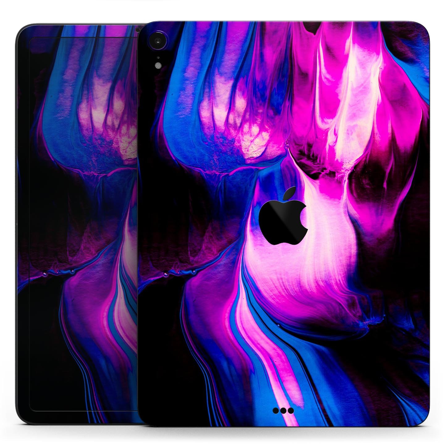 Liquid Abstract Paint V49 skin decal for Apple iPad, showcasing vibrant abstract design and premium 3M material.