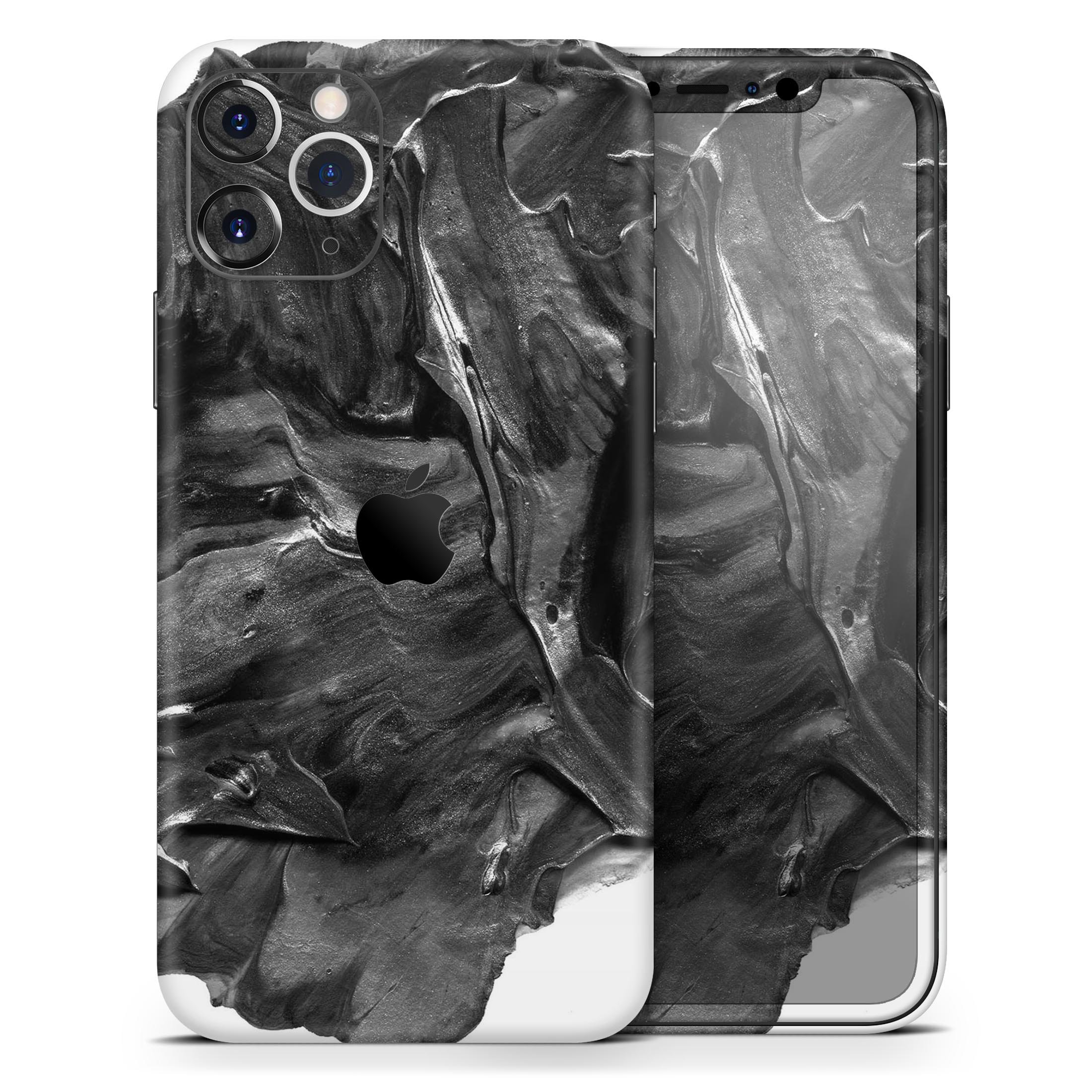 Liquid Abstract Paint V55 skin for Apple iPhone, showcasing vibrant colors and sleek design.