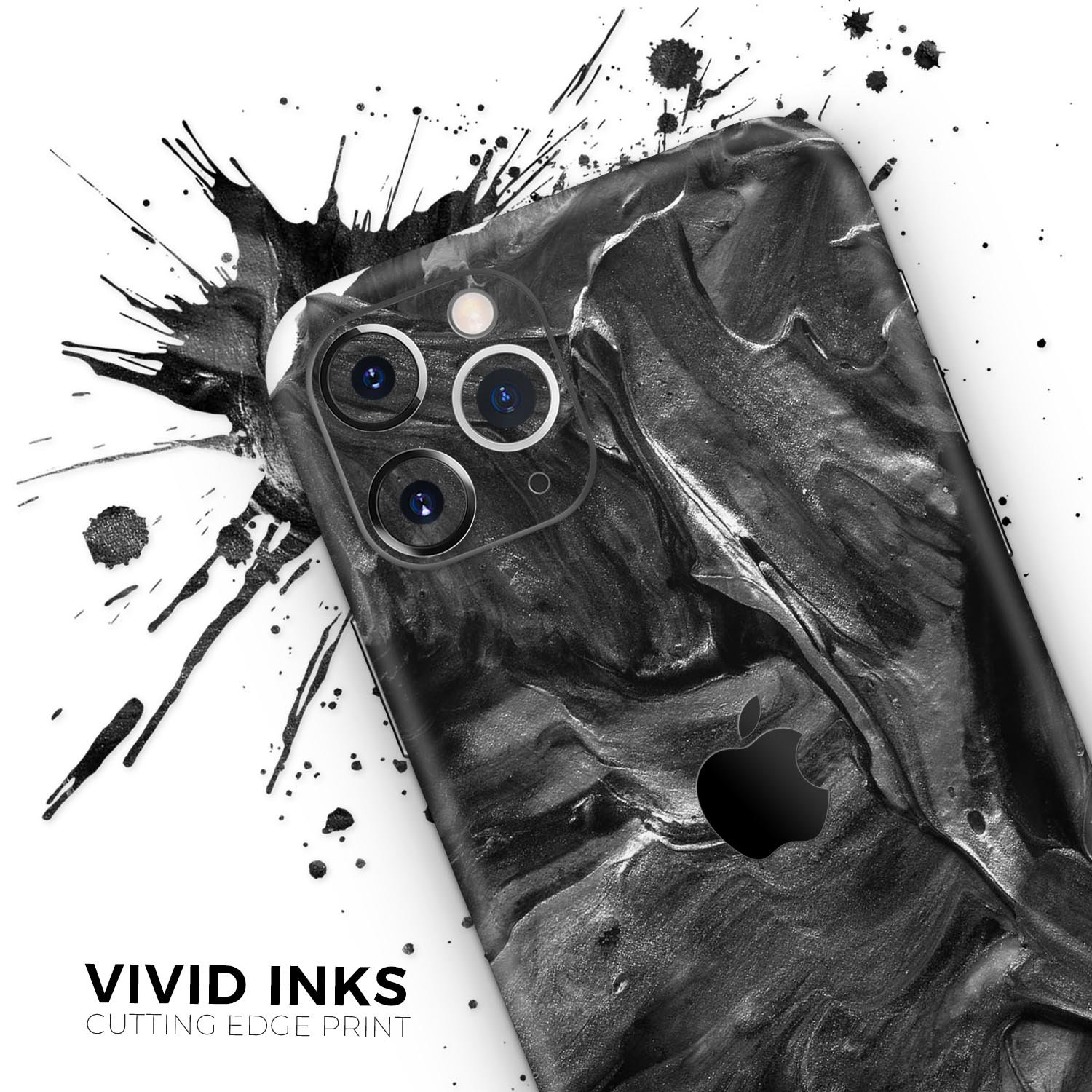 Liquid Abstract Paint V55 skin for Apple iPhone, showcasing vibrant colors and sleek design.