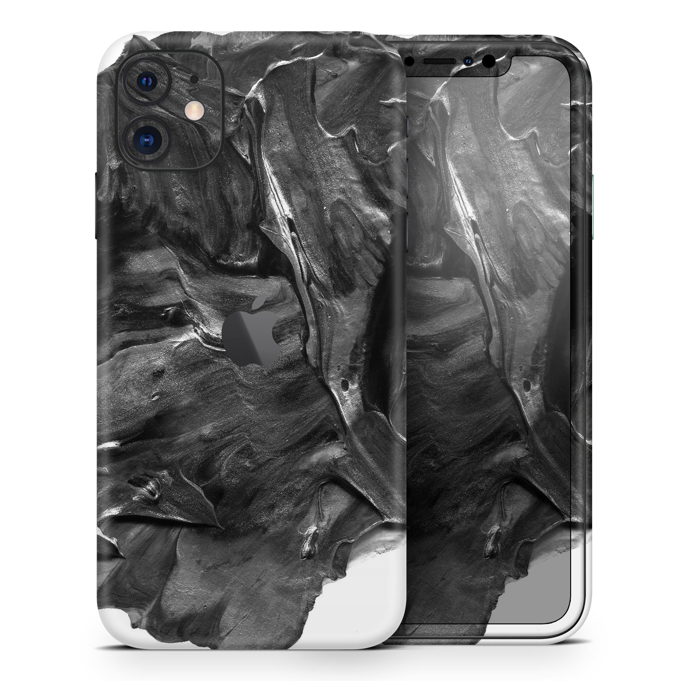 Liquid Abstract Paint V55 skin for Apple iPhone, showcasing vibrant colors and sleek design.