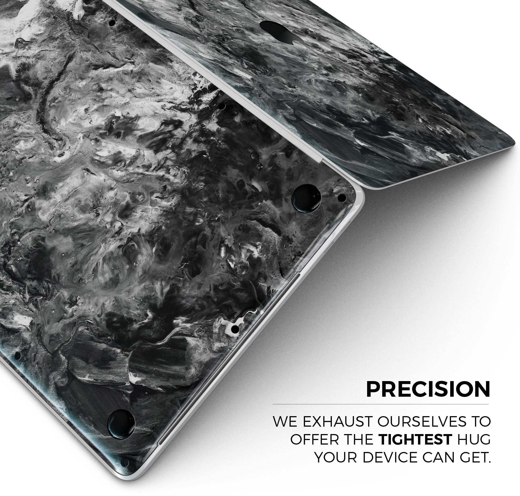 Liquid Abstract Paint V52 skin decal wrap kit for MacBook, showcasing vibrant colors and a sleek design.