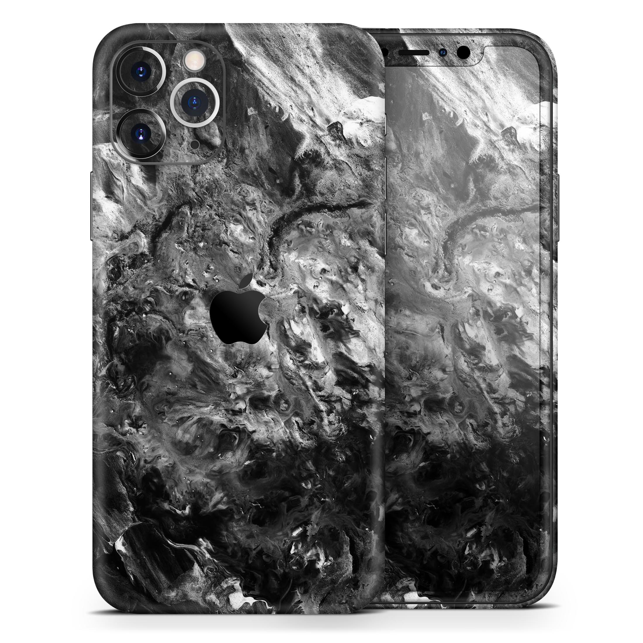 Liquid Abstract Paint V52 skin for Apple iPhone, showcasing vibrant colors and premium vinyl material.