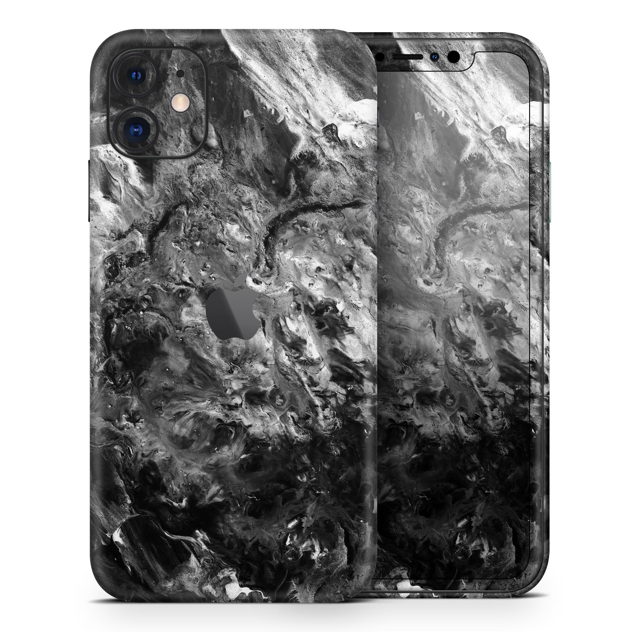 Liquid Abstract Paint V52 skin for Apple iPhone, showcasing vibrant colors and premium vinyl material.