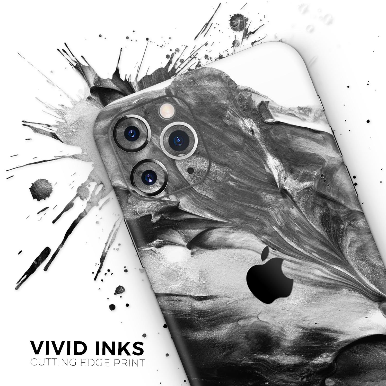 Liquid Abstract Paint V53 skin for Apple iPhone, showcasing vibrant colors and sleek design.