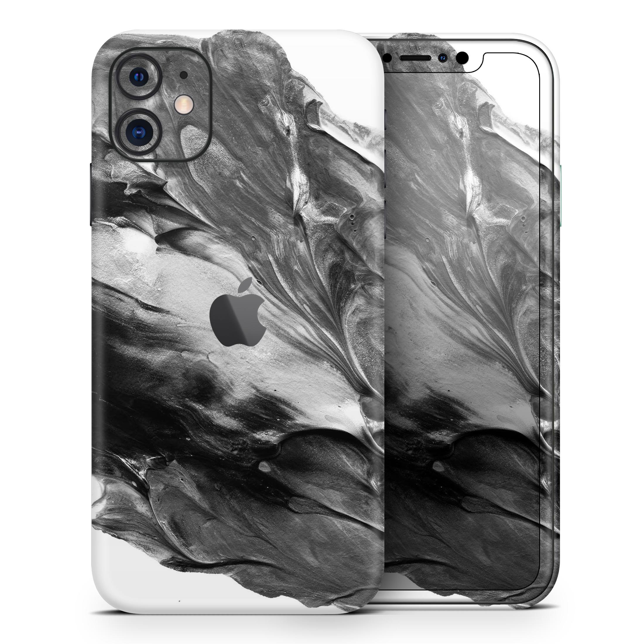 Liquid Abstract Paint V53 skin for Apple iPhone, showcasing vibrant colors and sleek design.