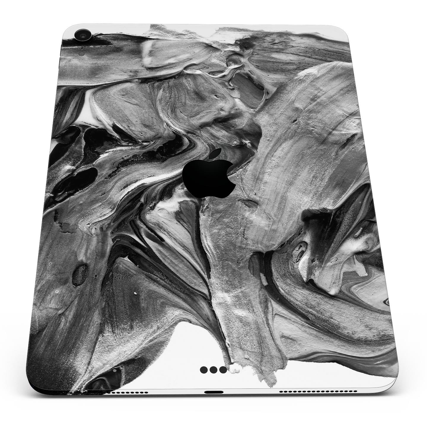 Liquid Abstract Paint V57 full body skin decal for Apple iPad, showcasing vibrant abstract design and premium 3M material.