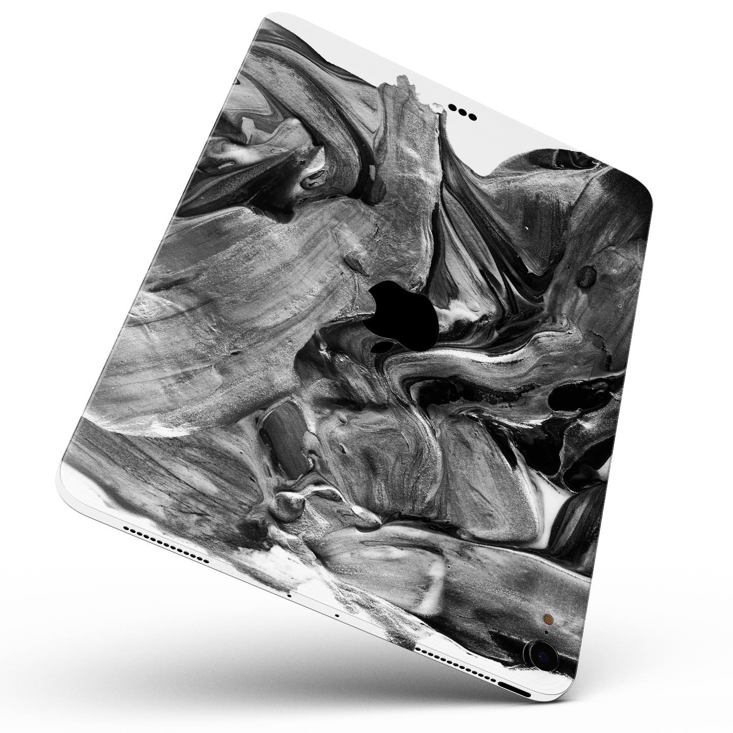 Liquid Abstract Paint V57 full body skin decal for Apple iPad, showcasing vibrant abstract design and premium 3M material.