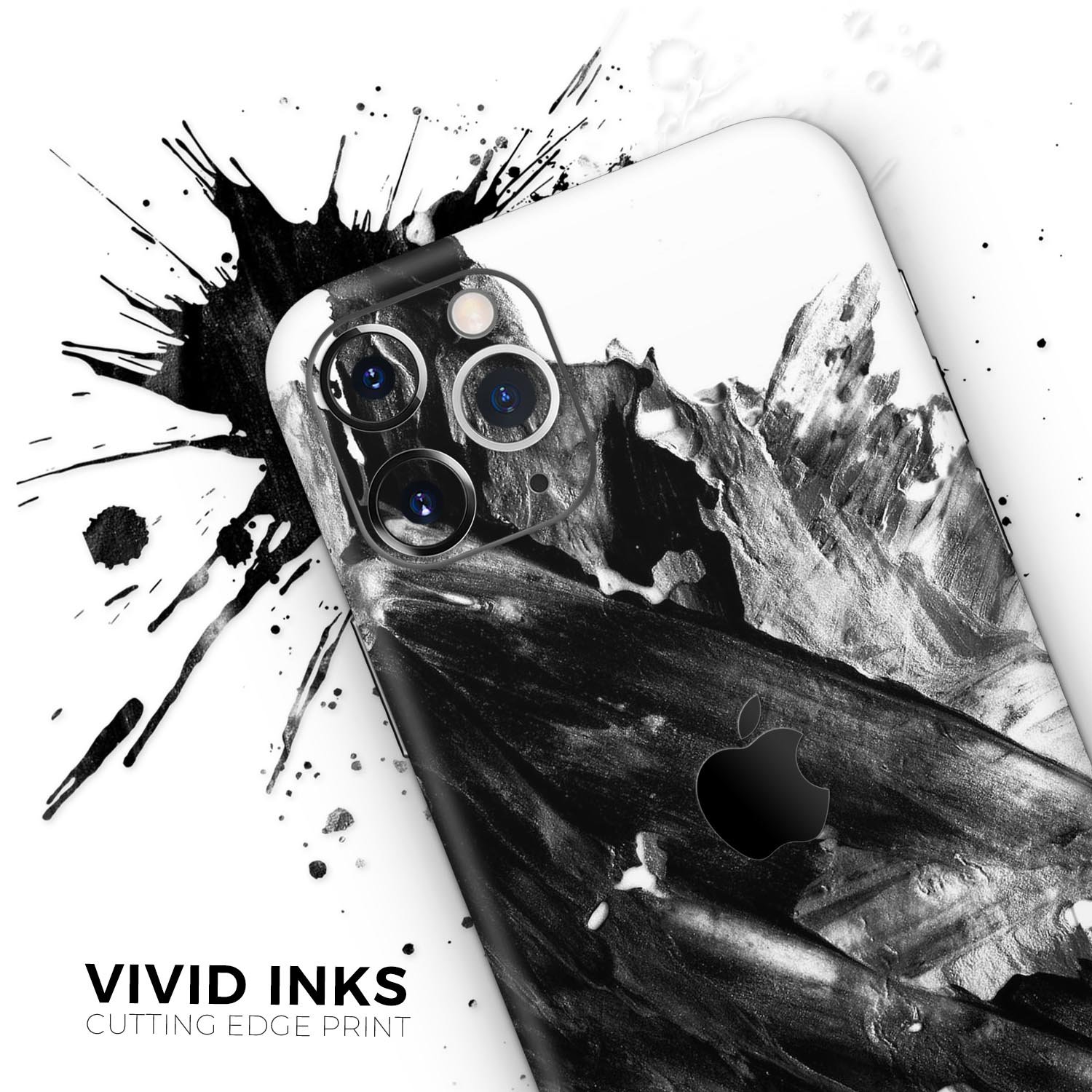 Liquid Abstract Paint V59 skin for Apple iPhone, showcasing vibrant colors and a sleek design.