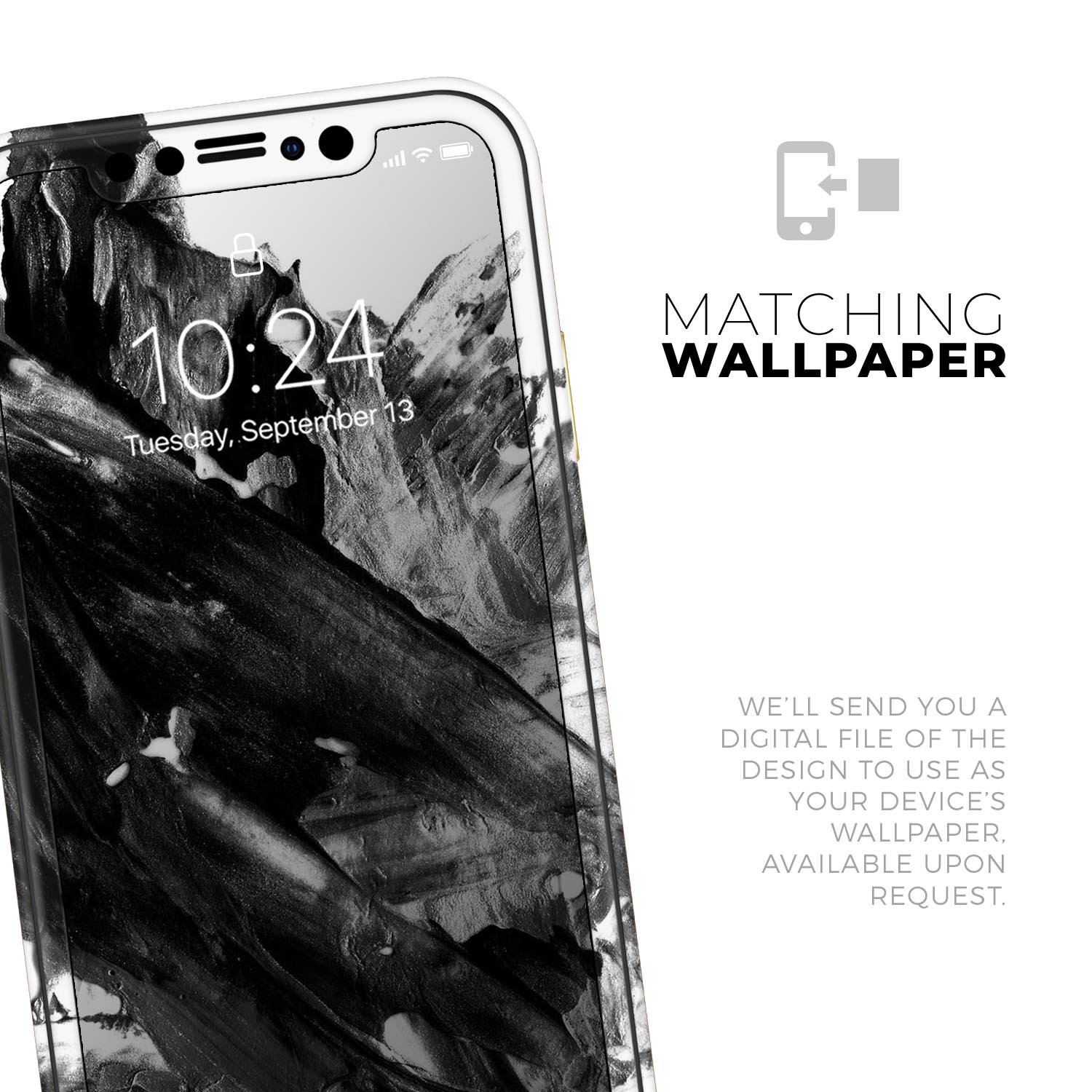 Liquid Abstract Paint V59 skin for Apple iPhone, showcasing vibrant colors and a sleek design.