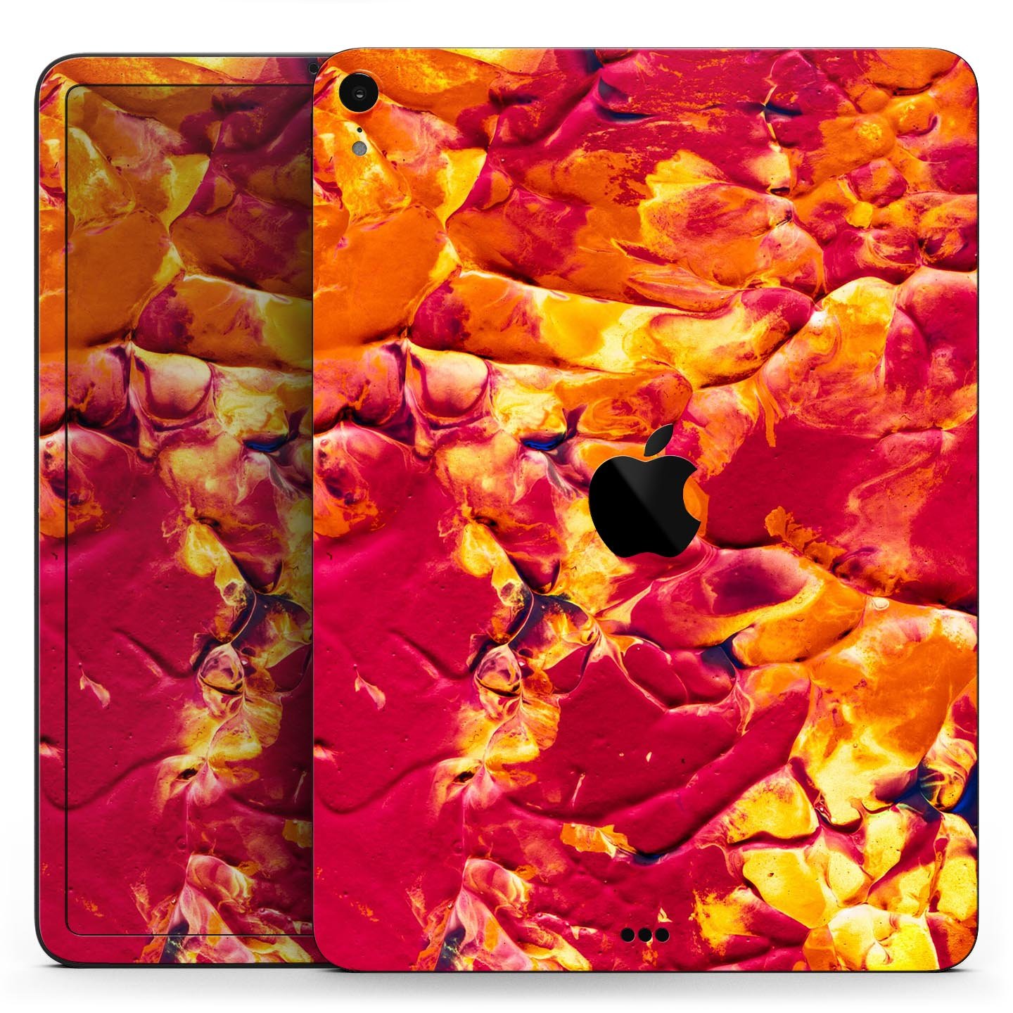 Liquid Abstract Paint V6 skin decal for Apple iPad Pro, showcasing vibrant abstract design and premium 3M material.