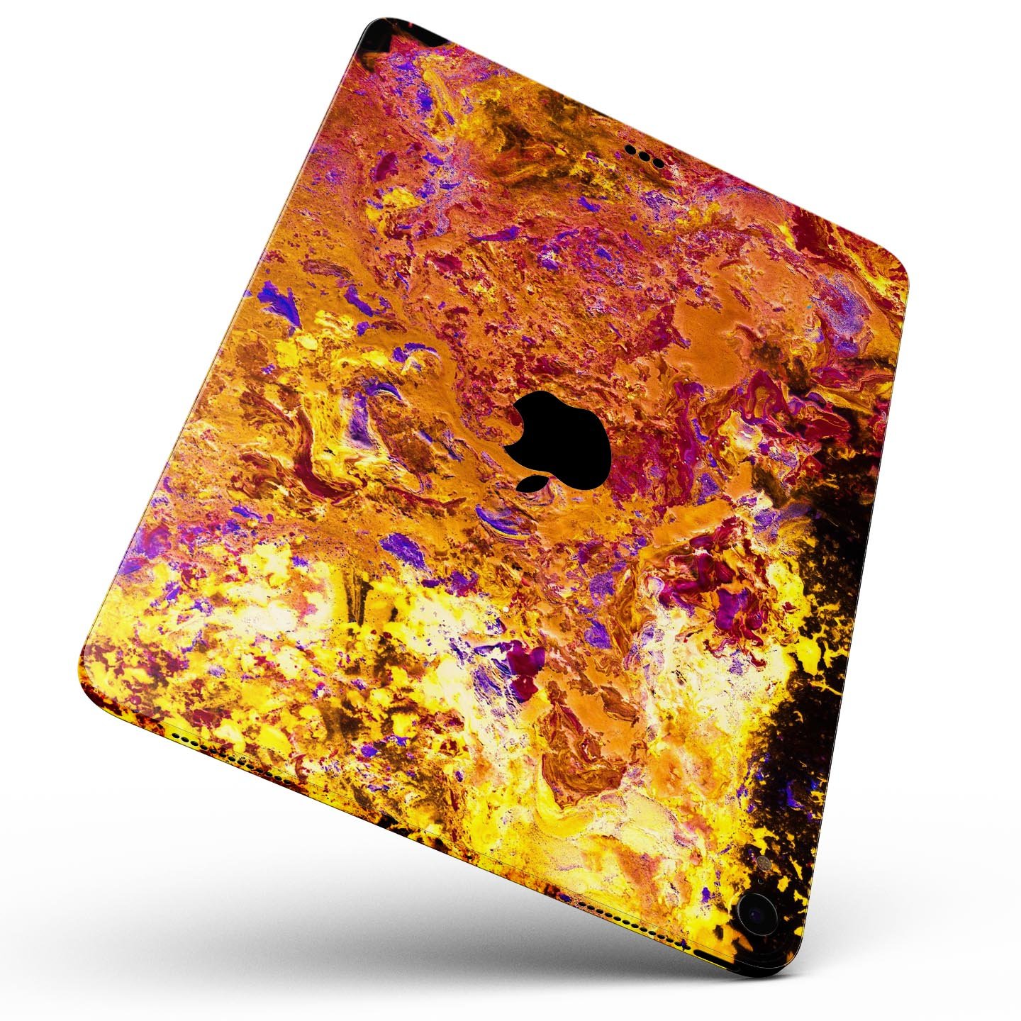 Liquid Abstract Paint V7 skin decal for Apple iPad Pro, showcasing vibrant abstract design and premium 3M material.