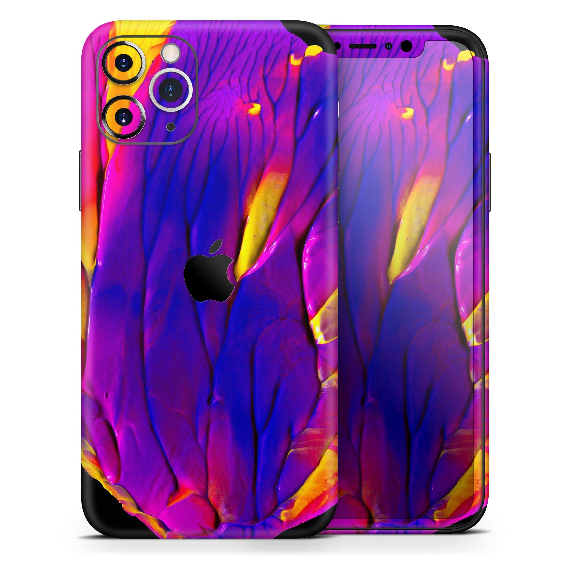 Liquid Abstract Paint V9 skin for Apple iPhone, showcasing vibrant design and premium vinyl material.