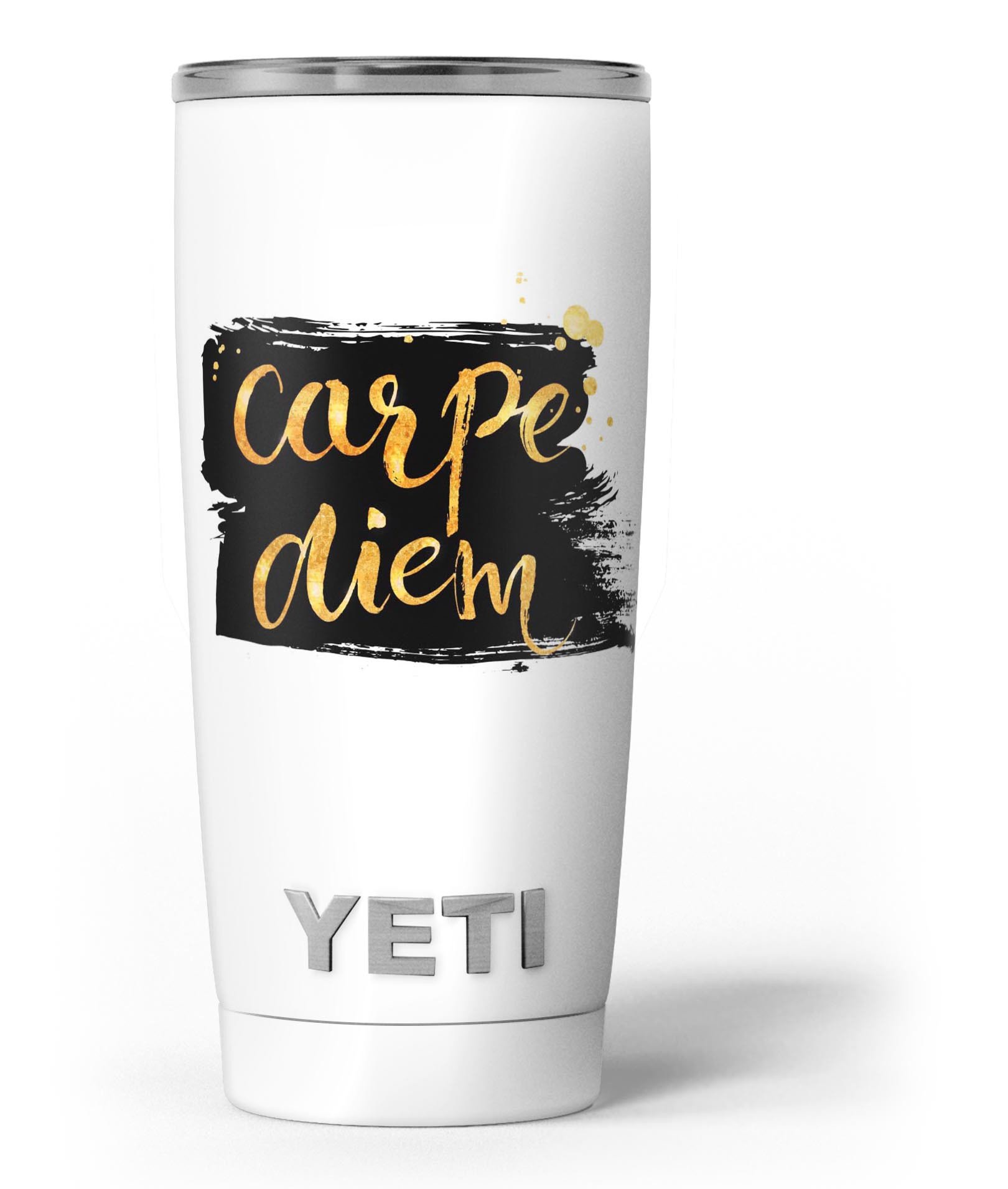 Lux Carpe Diem Skin Decal Vinyl Wrap Kit for Yeti Cooler, showcasing vibrant design and premium vinyl material.