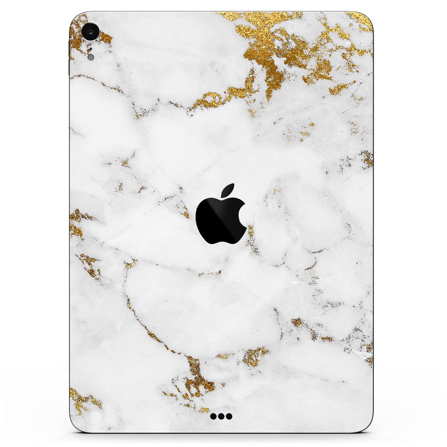 Marble and Digital Gold Foil V6 skin decal for Apple devices, showcasing a stylish design with premium 3M materials for protection.