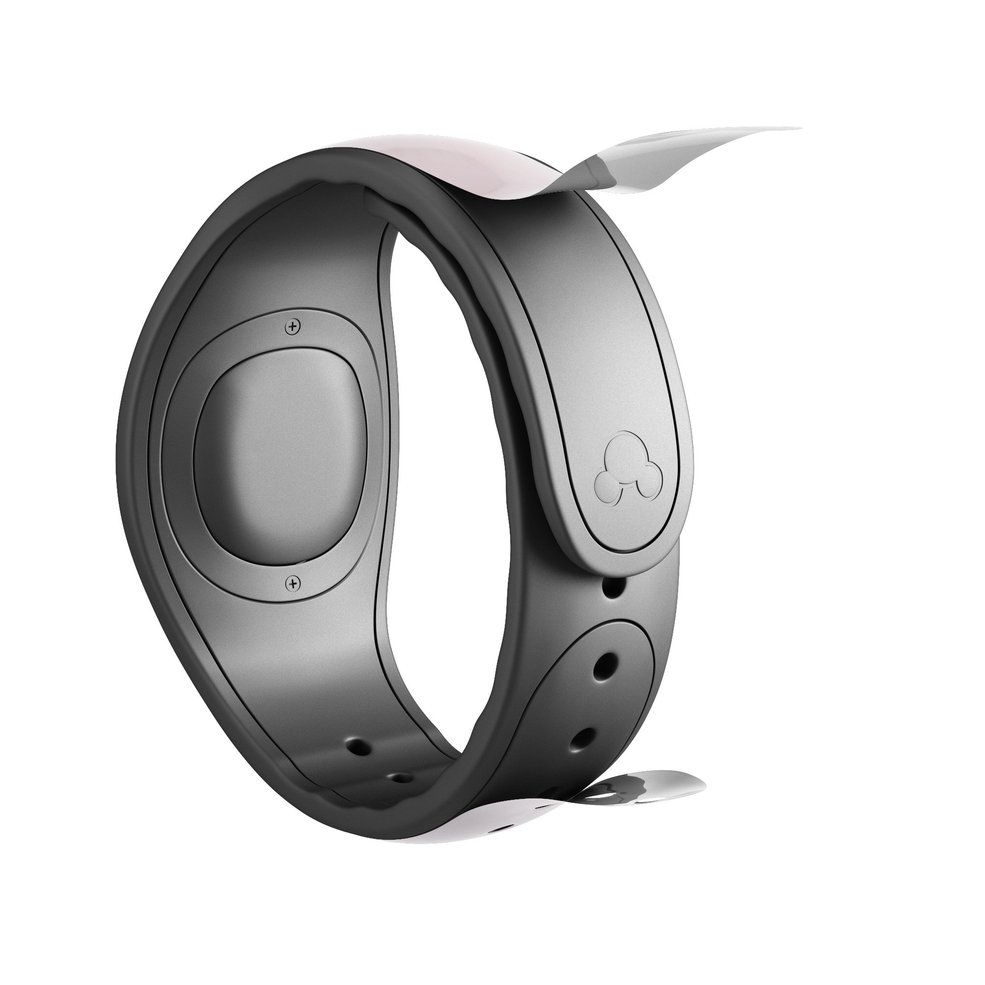 Marble Surface V1 Pink decal skin wrap kit for Disney Magic Band, showcasing a stylish marble design with a soft-matte finish.