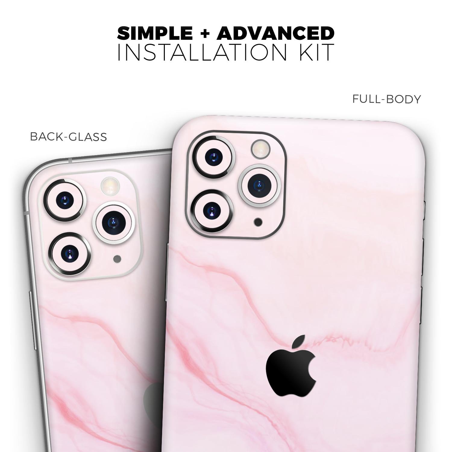 Marble Surface V1 Pink skin for Apple iPhone, showcasing its stylish design and premium finish.