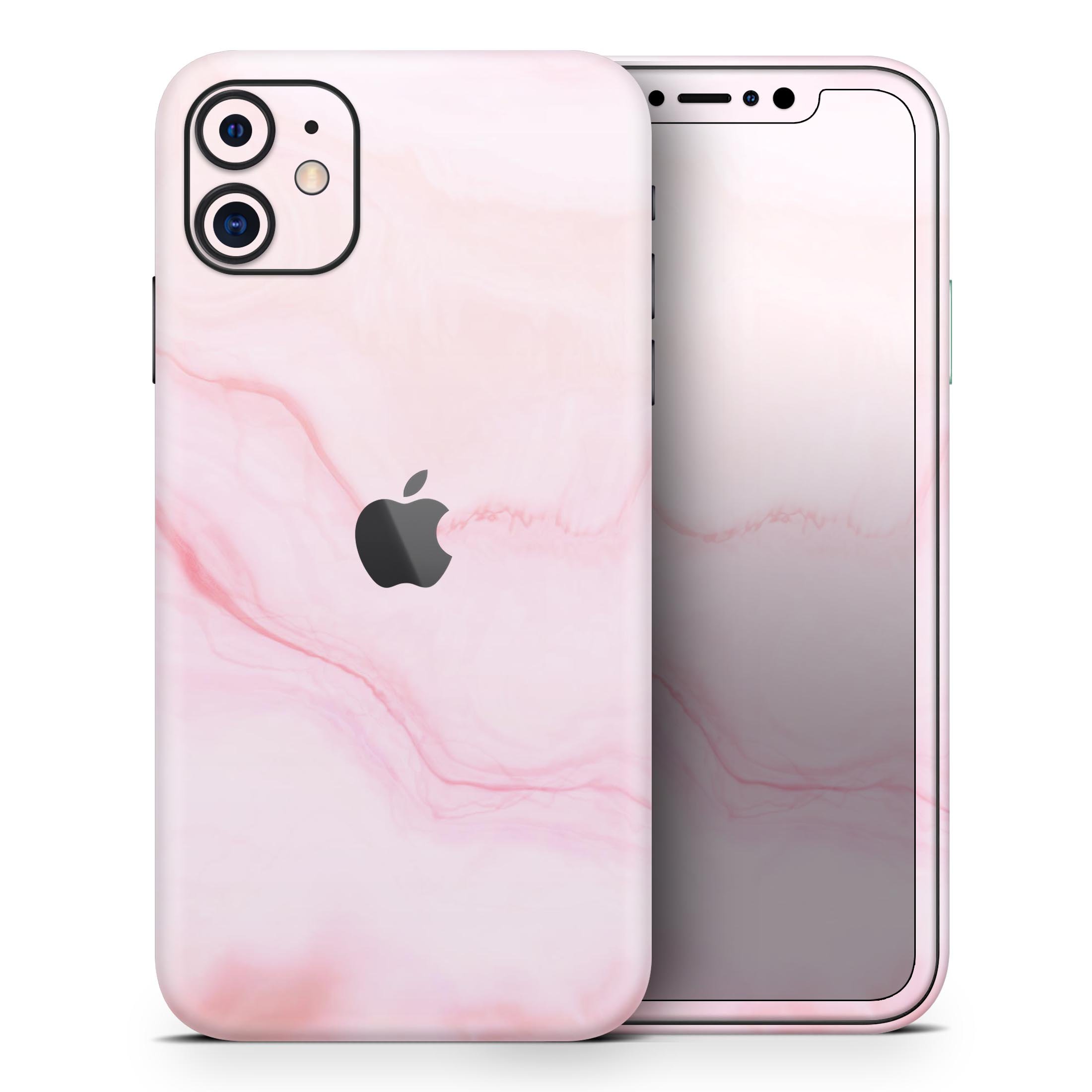 Marble Surface V1 Pink skin for Apple iPhone, showcasing its stylish design and premium finish.