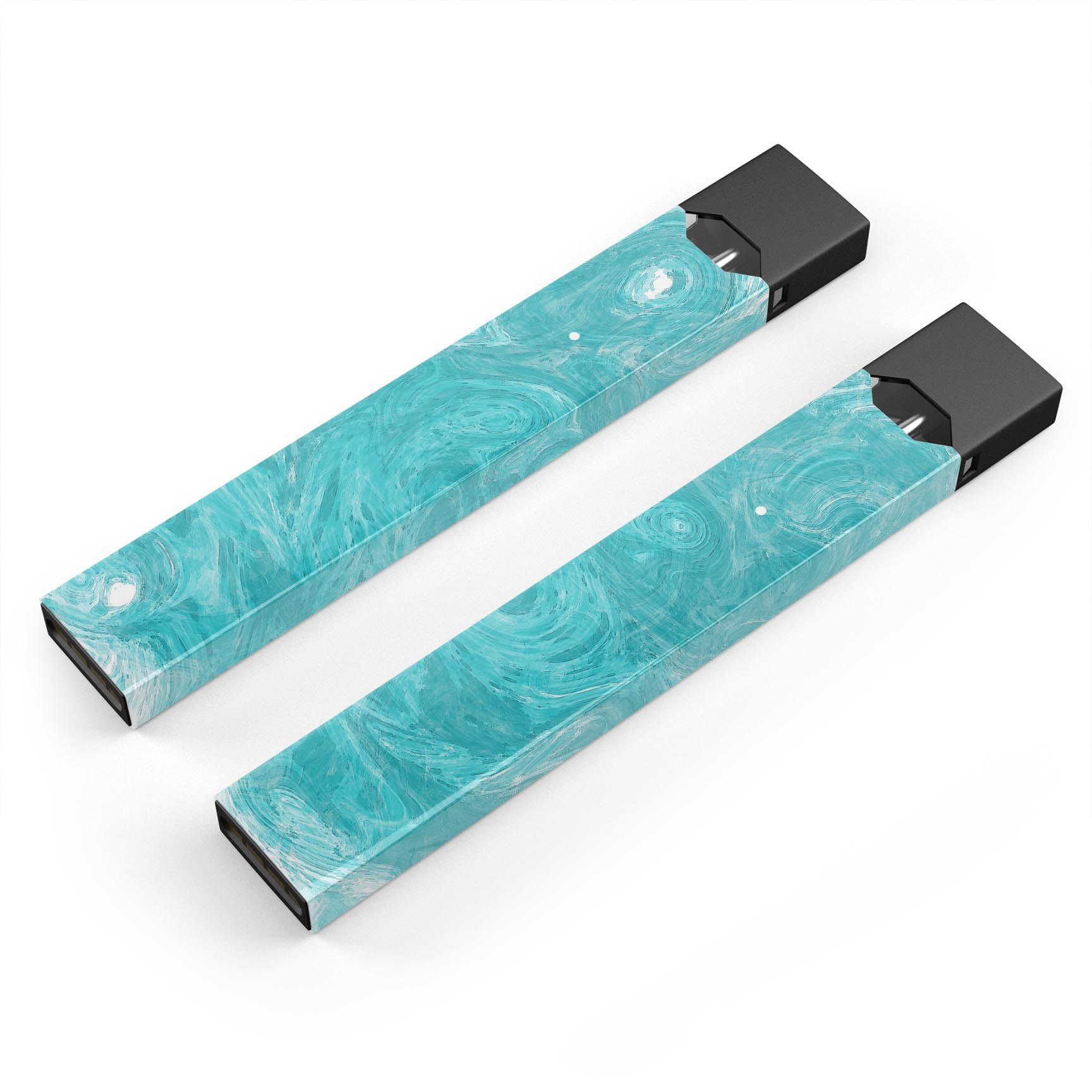 Marble Surface V1 Teal decal skin wrap for JUUL vaping device, showcasing a stylish teal marble design.