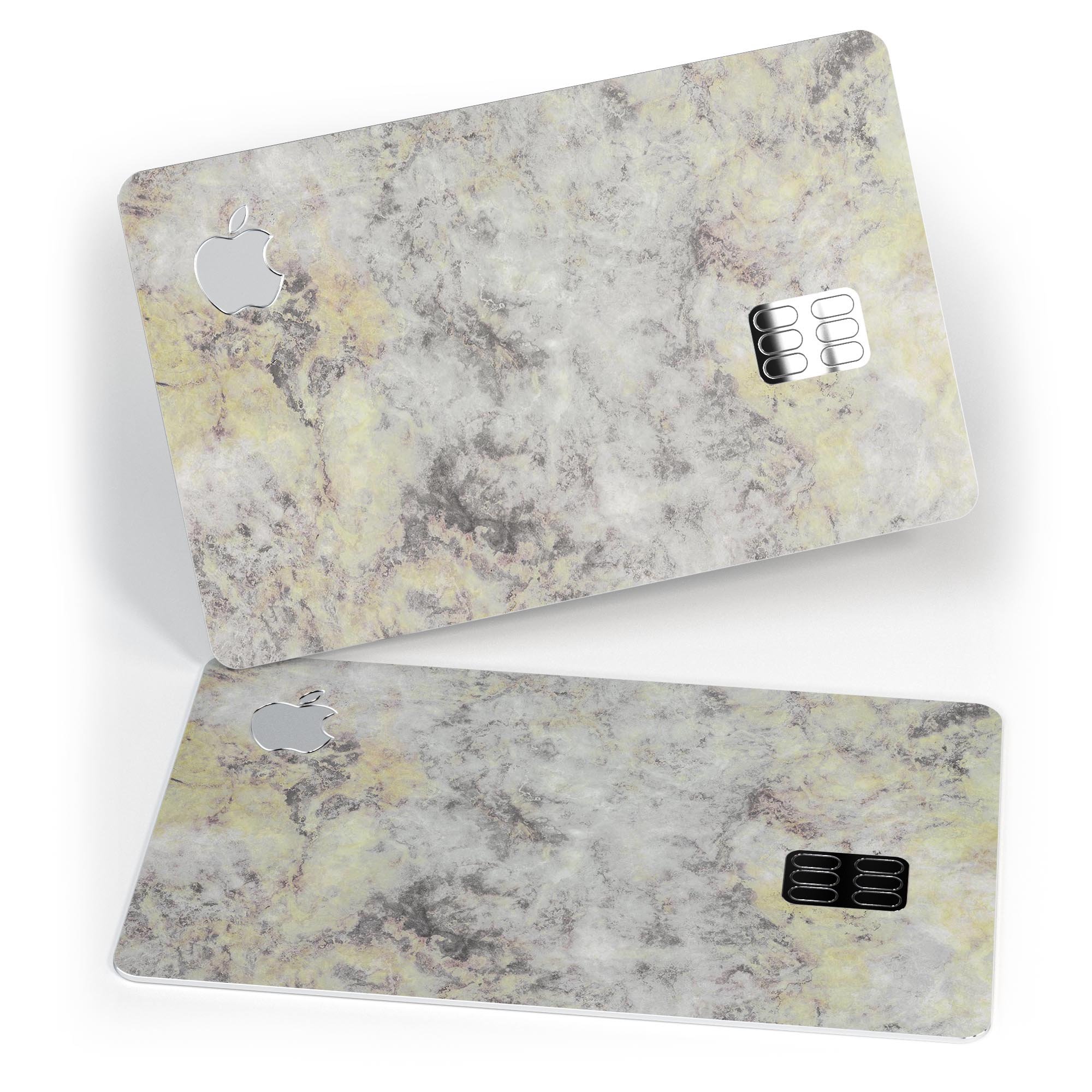 Marble Surface V2 decal skin-kit for Apple Card, showcasing premium vinyl design with ultra-gloss finish.