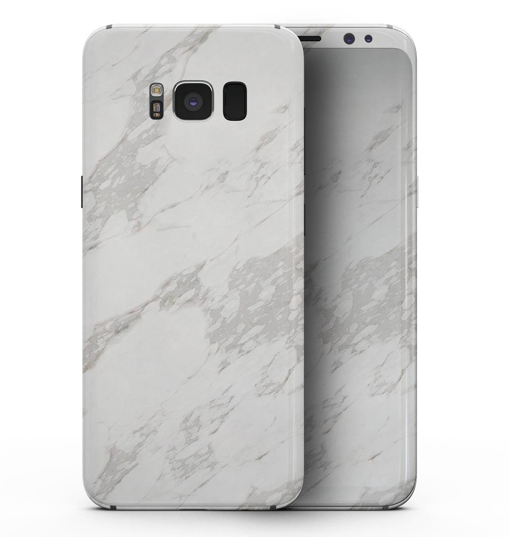 Marble Surface V3 skin kit for Samsung Galaxy S8, showcasing a stylish marble design with a smooth finish.