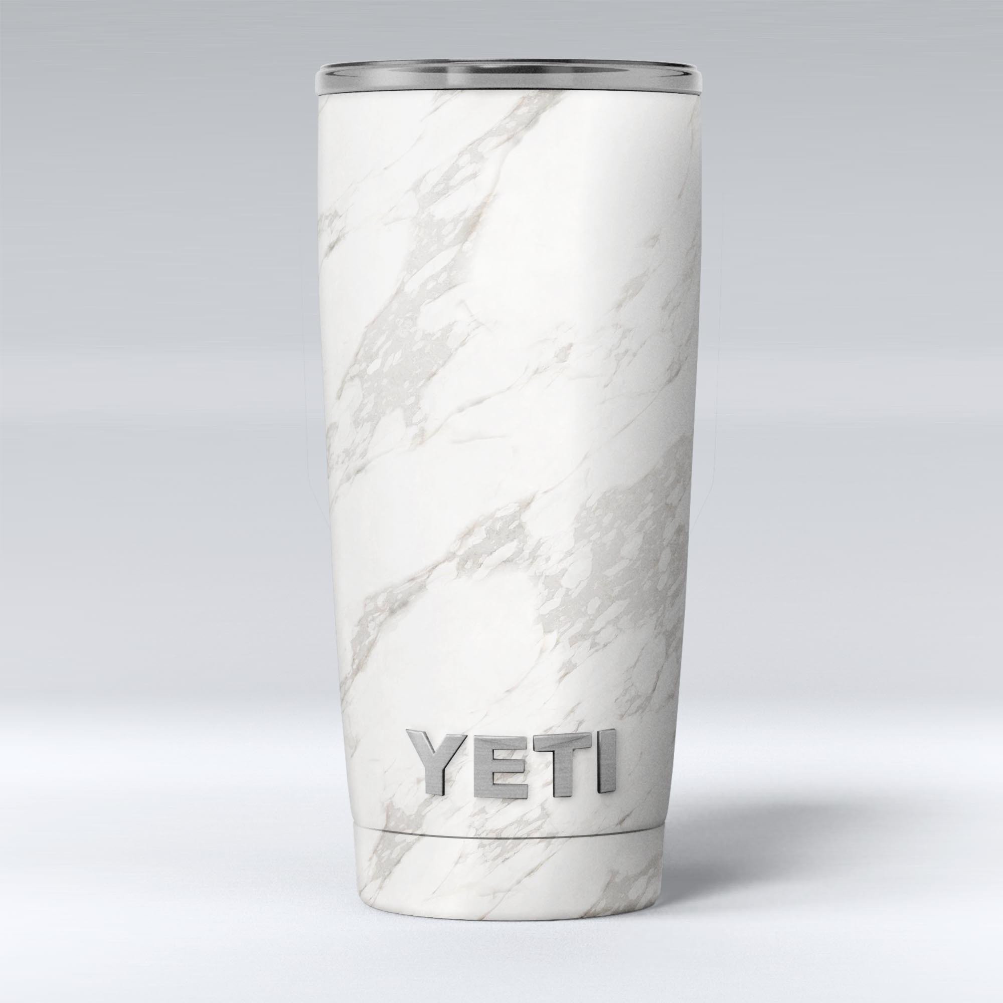 Marble Surface V3 skin decal vinyl wrap kit for Yeti Cooler, showcasing a stylish marble design and premium quality material.