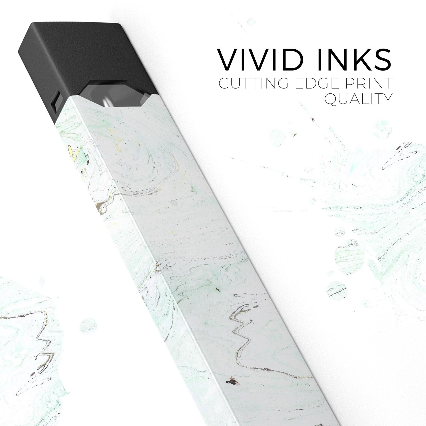 Marble Textures 22 premium decal skin-wrap sticker for JUUL vaping device, showcasing a stylish marble design.