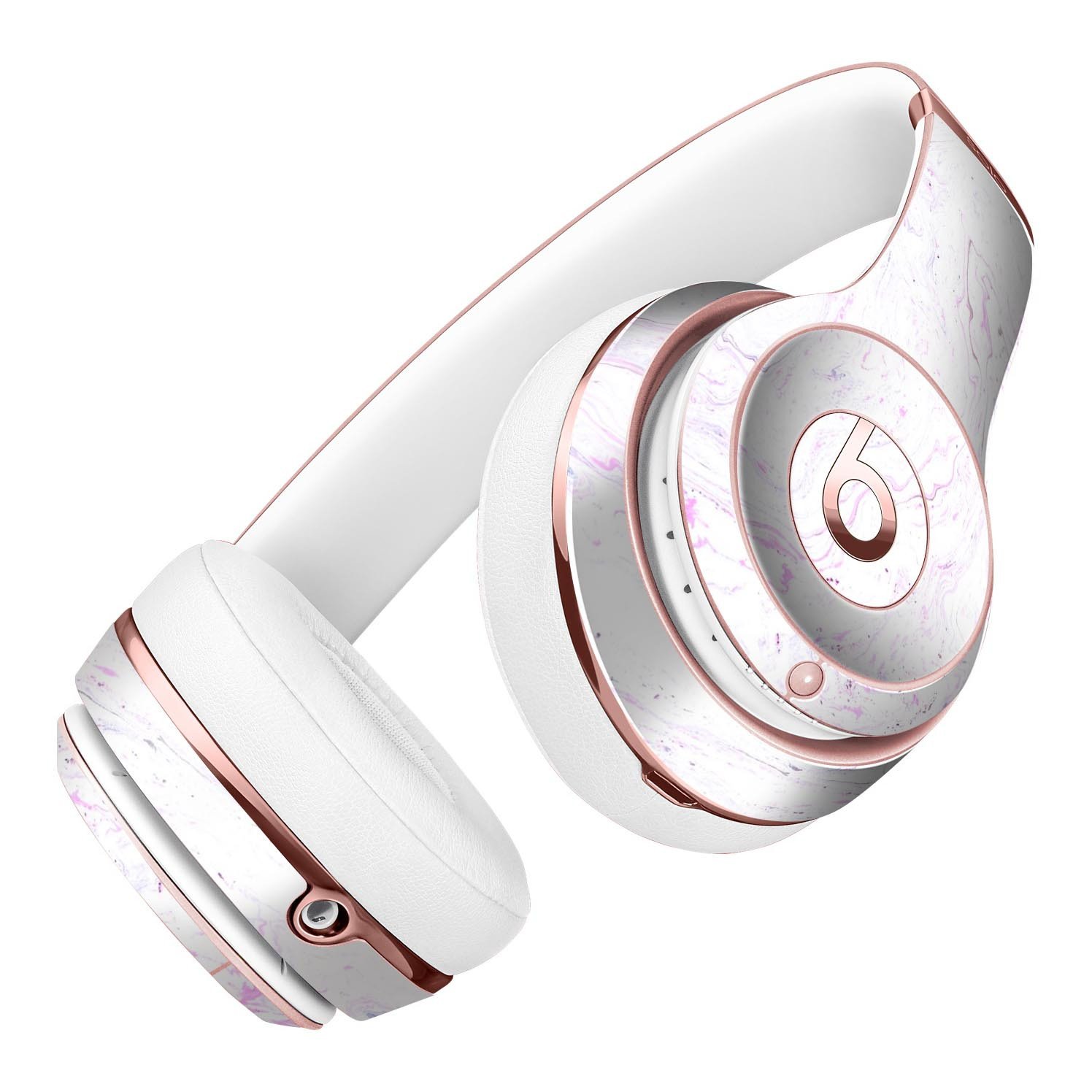 Marble Textures Skin Kit for Beats by Dre Solo 3, showcasing a stylish design that fits perfectly on the headphones.