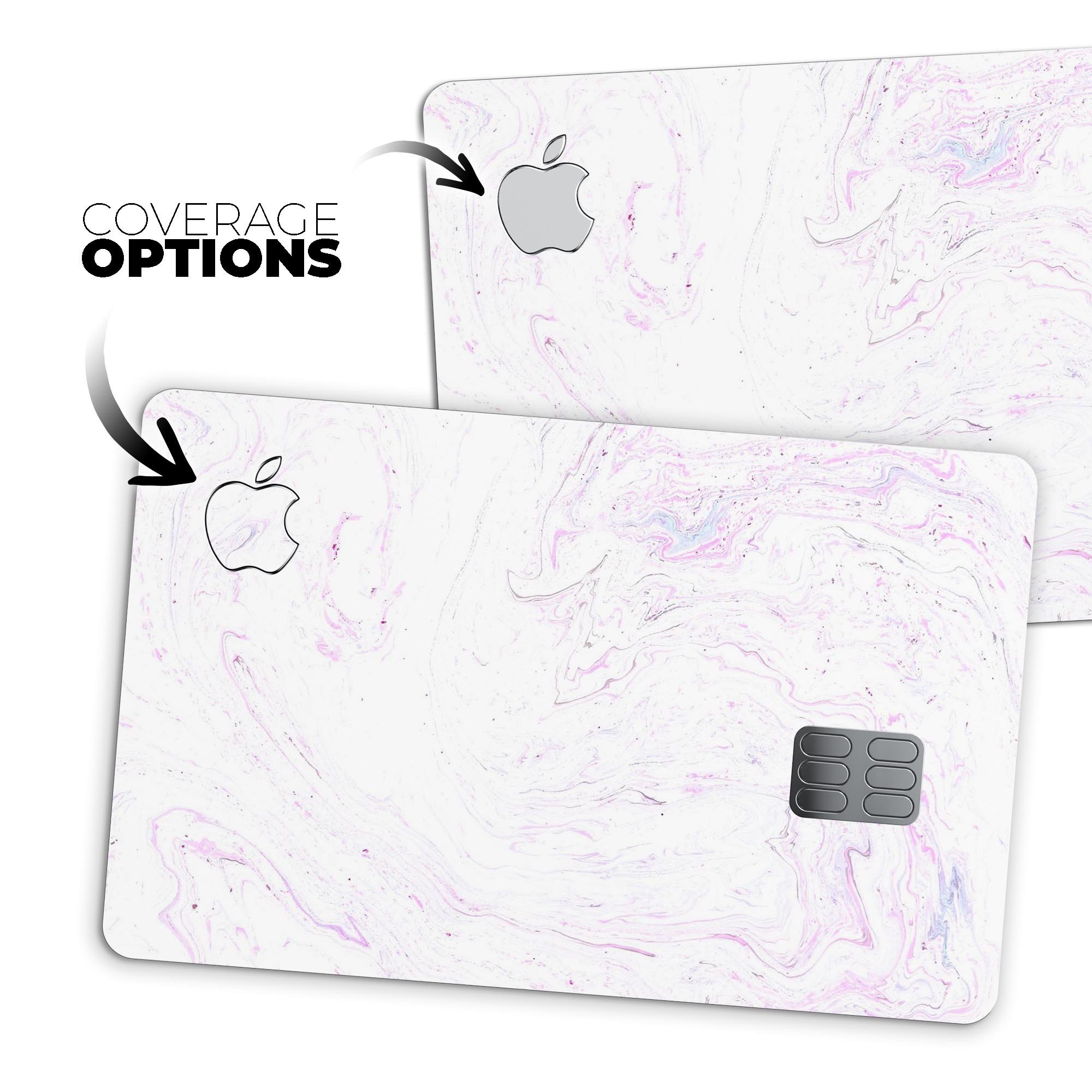 Marble Textures 20 decal skin for Apple Card, showcasing premium vinyl design with a marble finish.