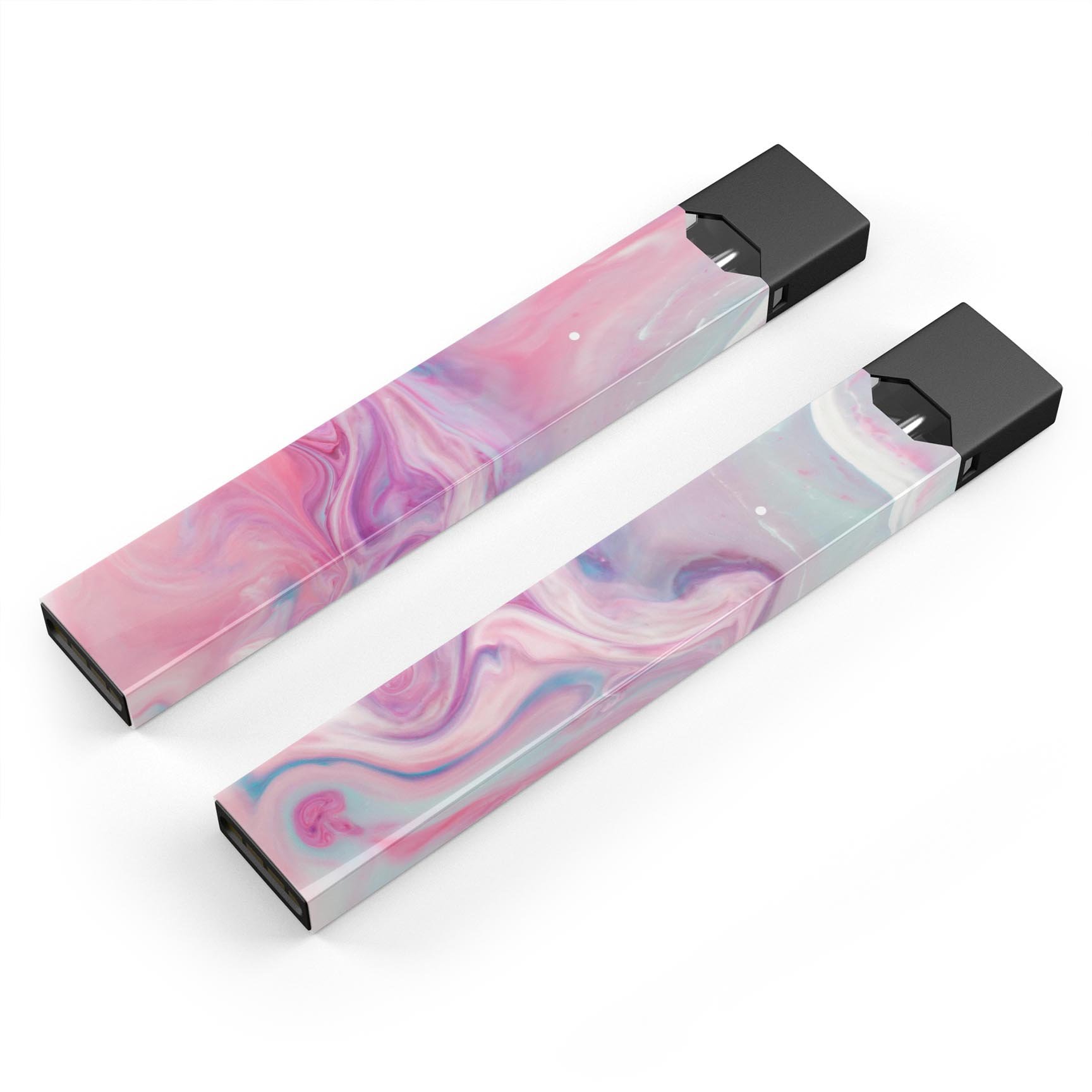 Marbleized Color Paradise V2 skin-wrap for JUUL device, showcasing vibrant colors and a sleek design.