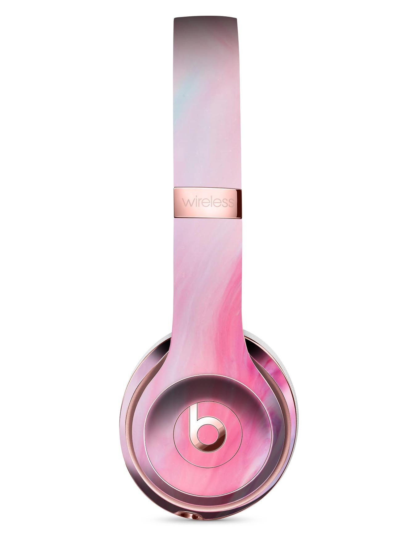 Marbleized Colored Paradise V3 Full-Body Skin Kit designed for Beats by Dre Solo 3 Wireless Headphones, showcasing vibrant colors and patterns.