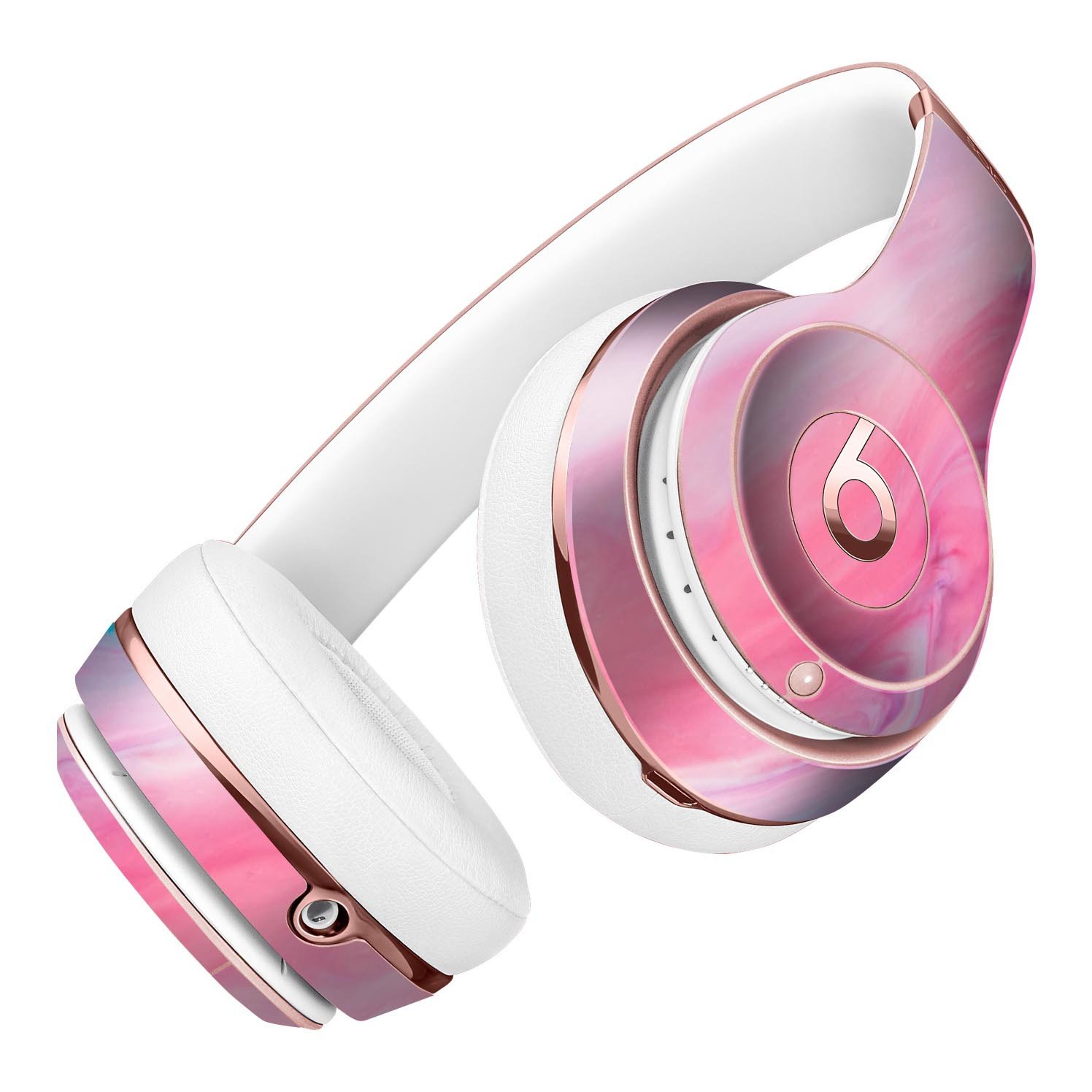 Marbleized Colored Paradise V3 Full-Body Skin Kit designed for Beats by Dre Solo 3 Wireless Headphones, showcasing vibrant colors and patterns.