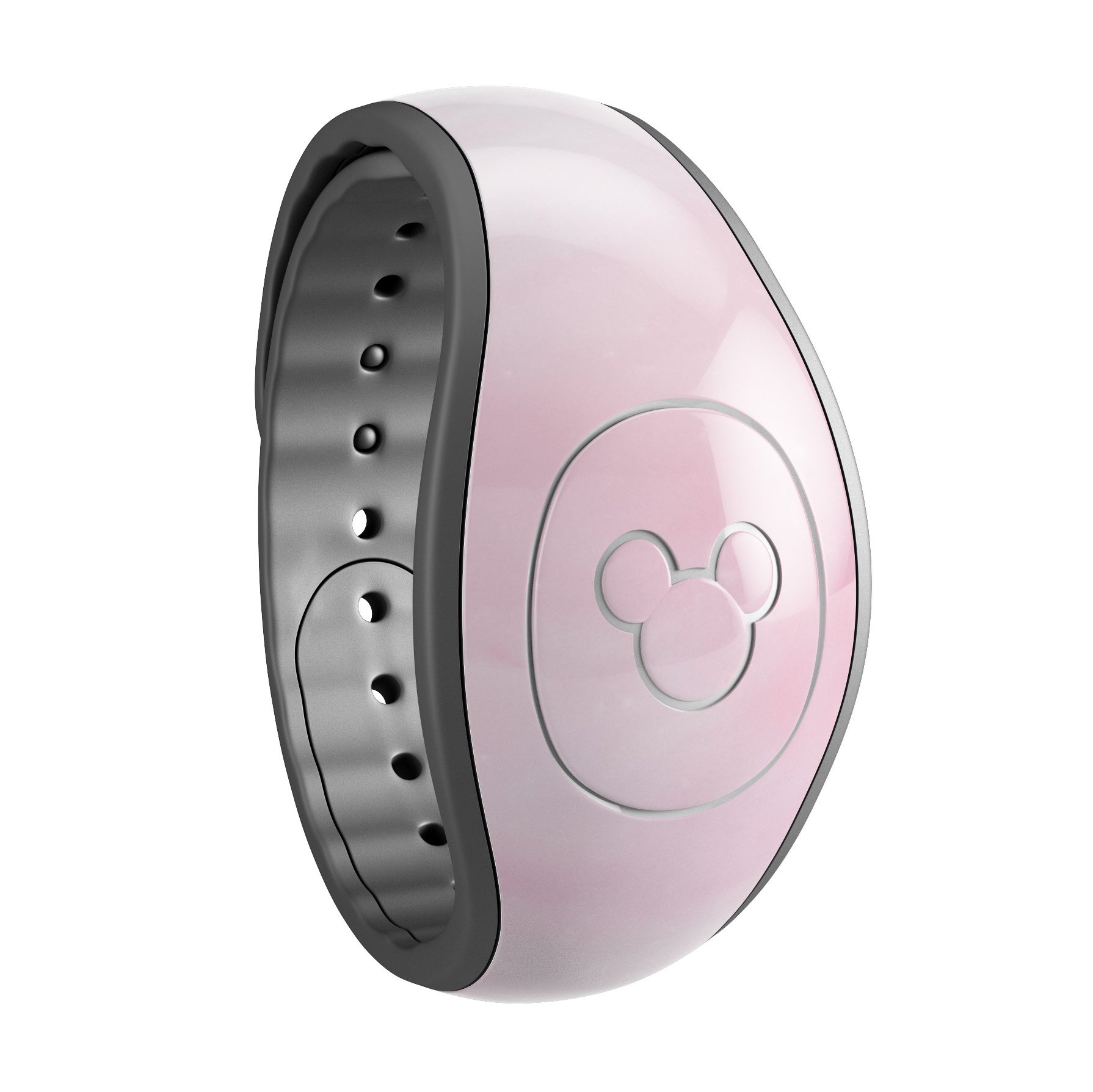 Marbleized Pink Paradise V4 decal skin wrap kit for Disney Magic Band, showcasing a vibrant pink marble design.