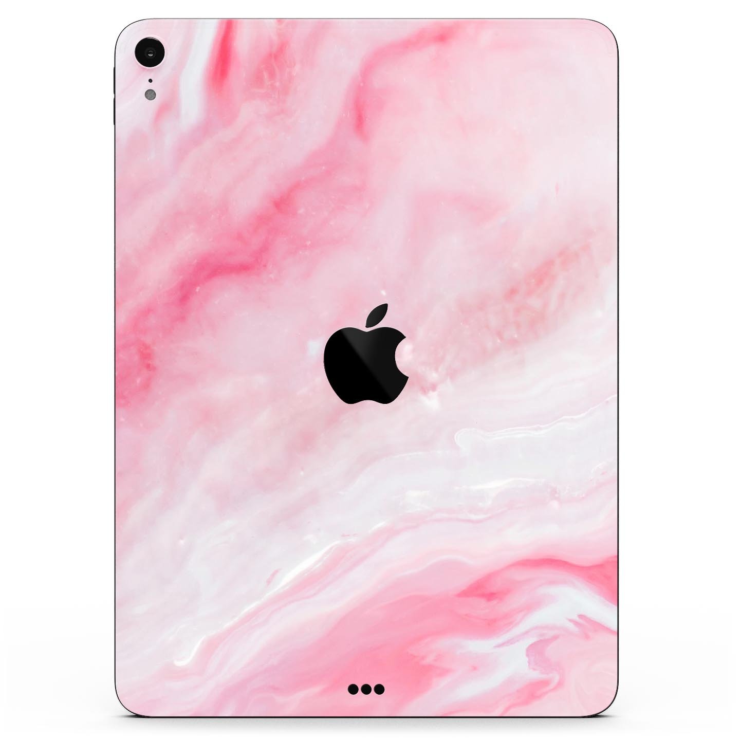 Marbleized Pink Paradise V6 skin decal for Apple iPad, showcasing a stylish marble design with pink hues.