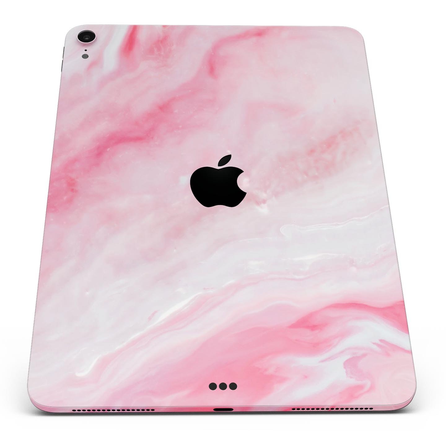 Marbleized Pink Paradise V6 skin decal for Apple iPad, showcasing a stylish marble design with pink hues.