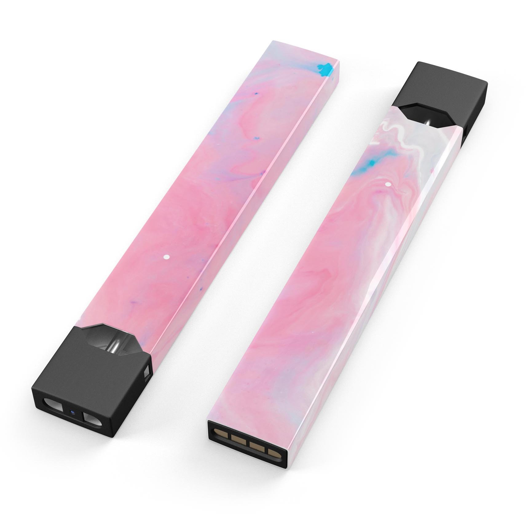 Marbleized Pink Paradise V7 skin wrap for JUUL device, showcasing vibrant pink marble design and protective features.