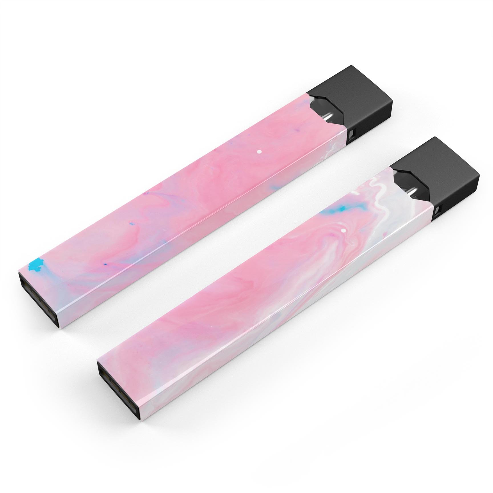 Marbleized Pink Paradise V7 skin wrap for JUUL device, showcasing vibrant pink marble design and protective features.